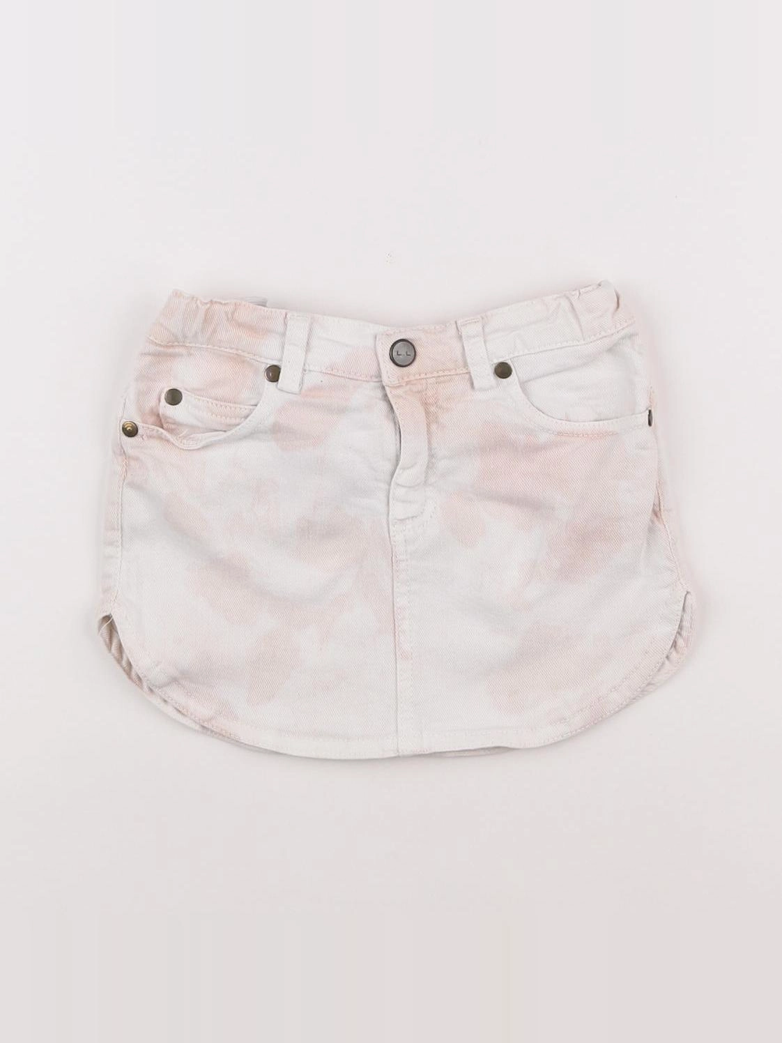 Louis Louise - jupe blanc, rose - 6 ans