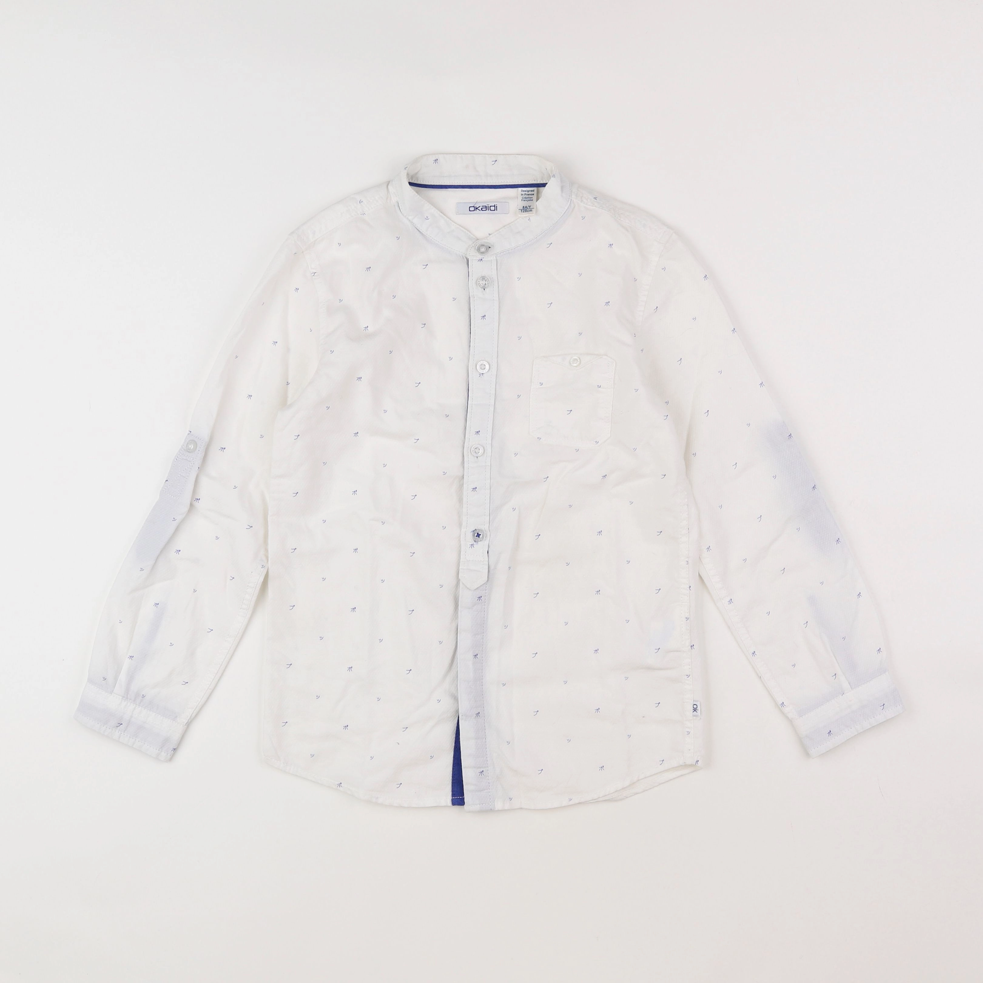Okaidi - chemise blanc - 8 ans