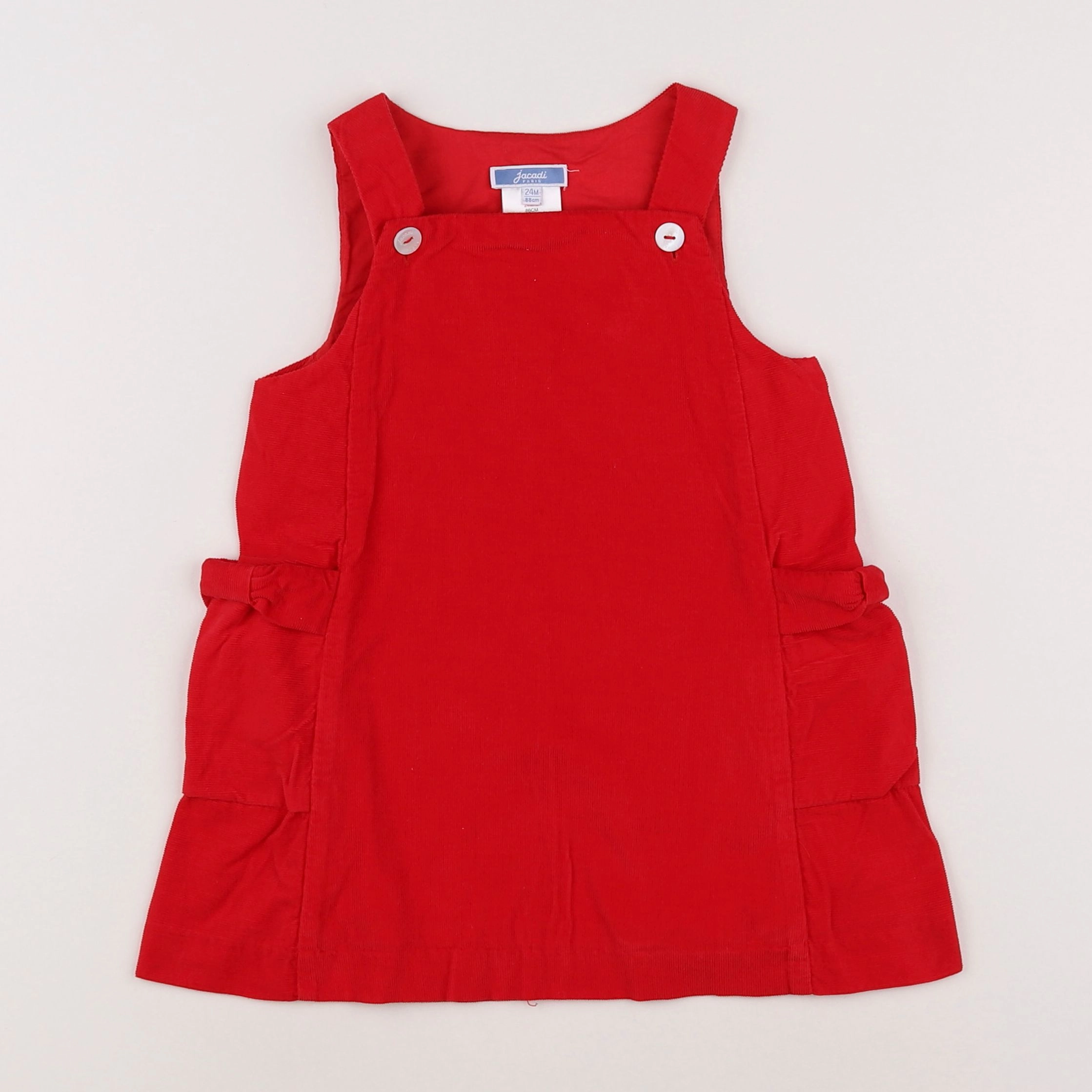 Jacadi - robe rouge - 2 ans