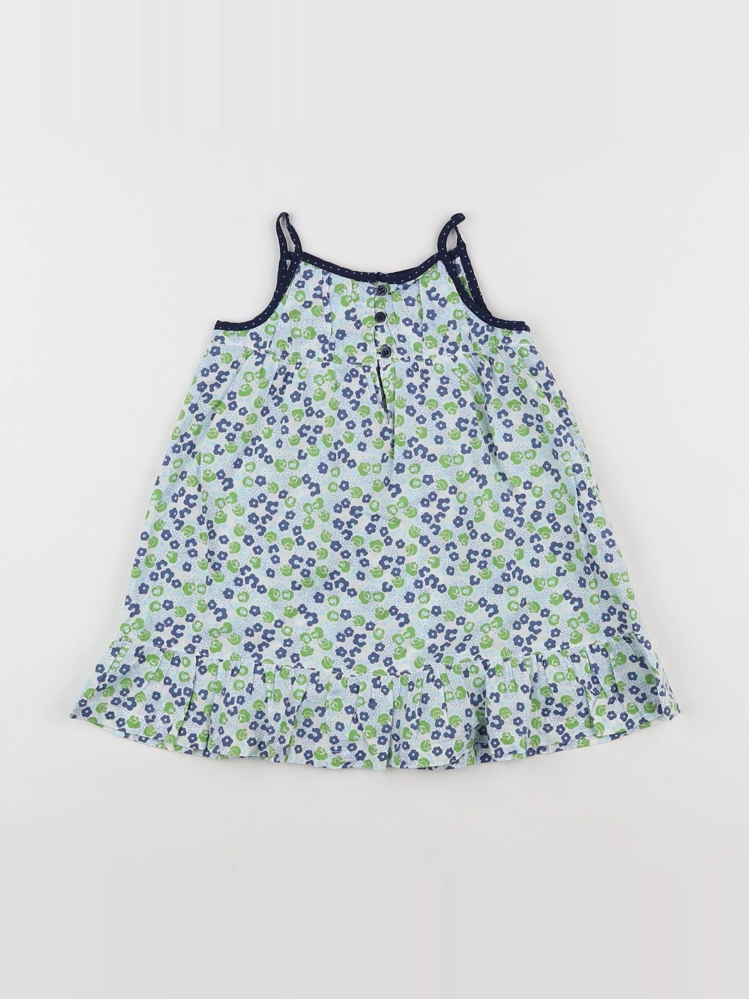 Zara - robe bleu - 12/18 mois