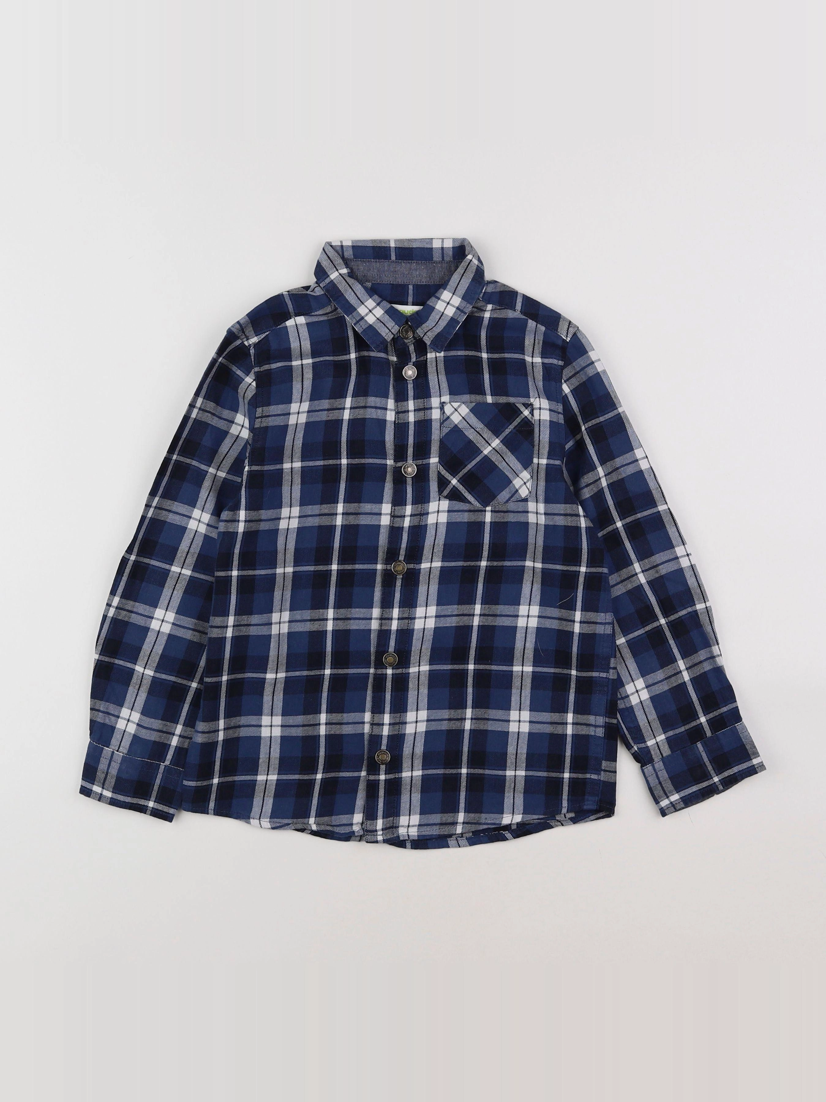 Vertbaudet - chemise bleu - 6 ans