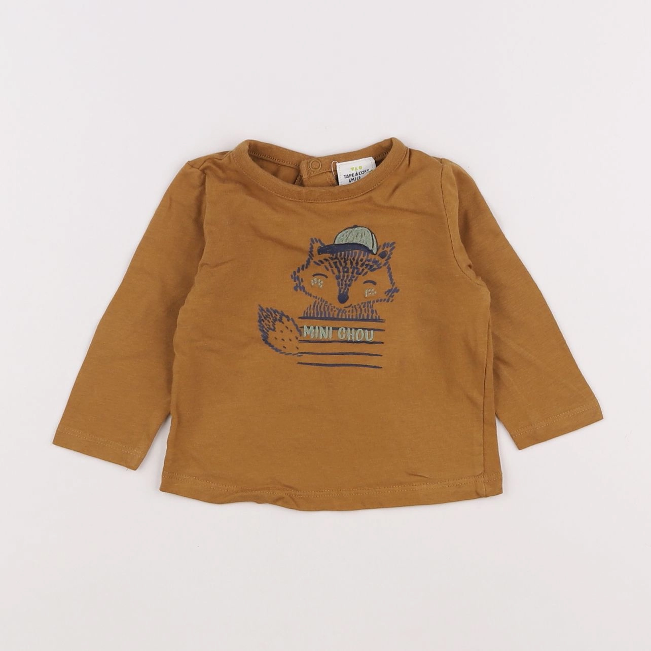 Tape à l'oeil - tee-shirt marron - 6 mois