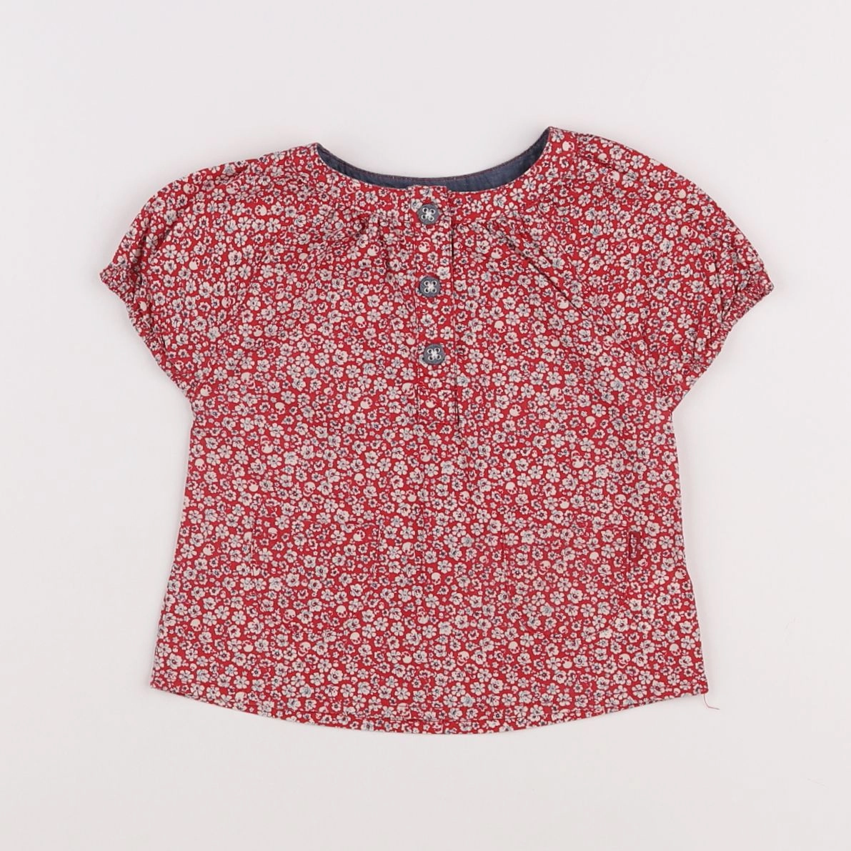 Levi's - blouse rouge - 12 mois