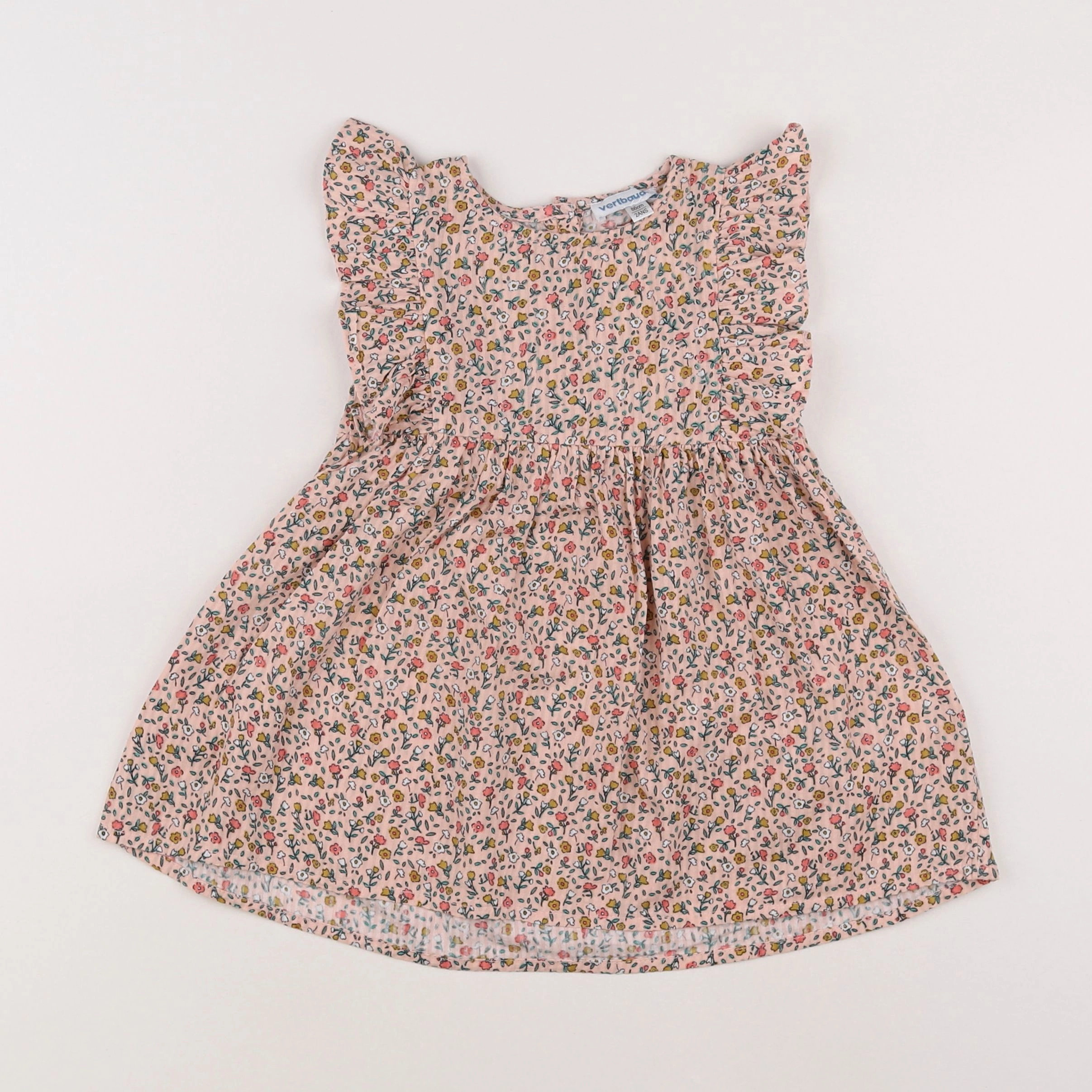 Vertbaudet - robe rose - 2 ans
