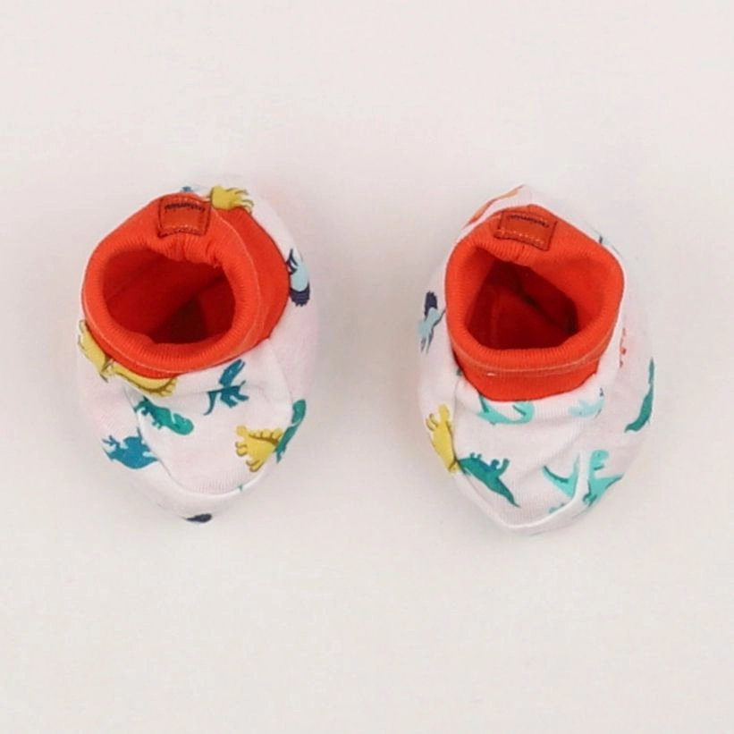 Catimini - chaussons blanc, orange - pointure 19/20