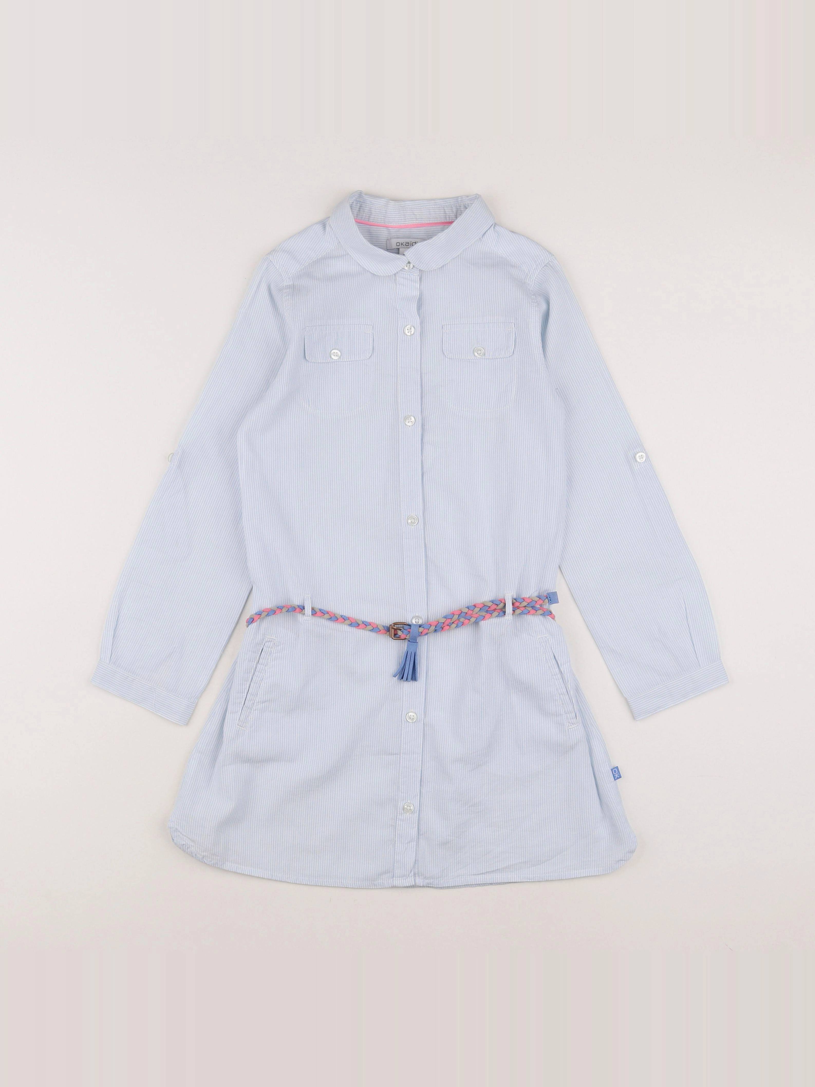 Okaidi - robe bleu - 8 ans