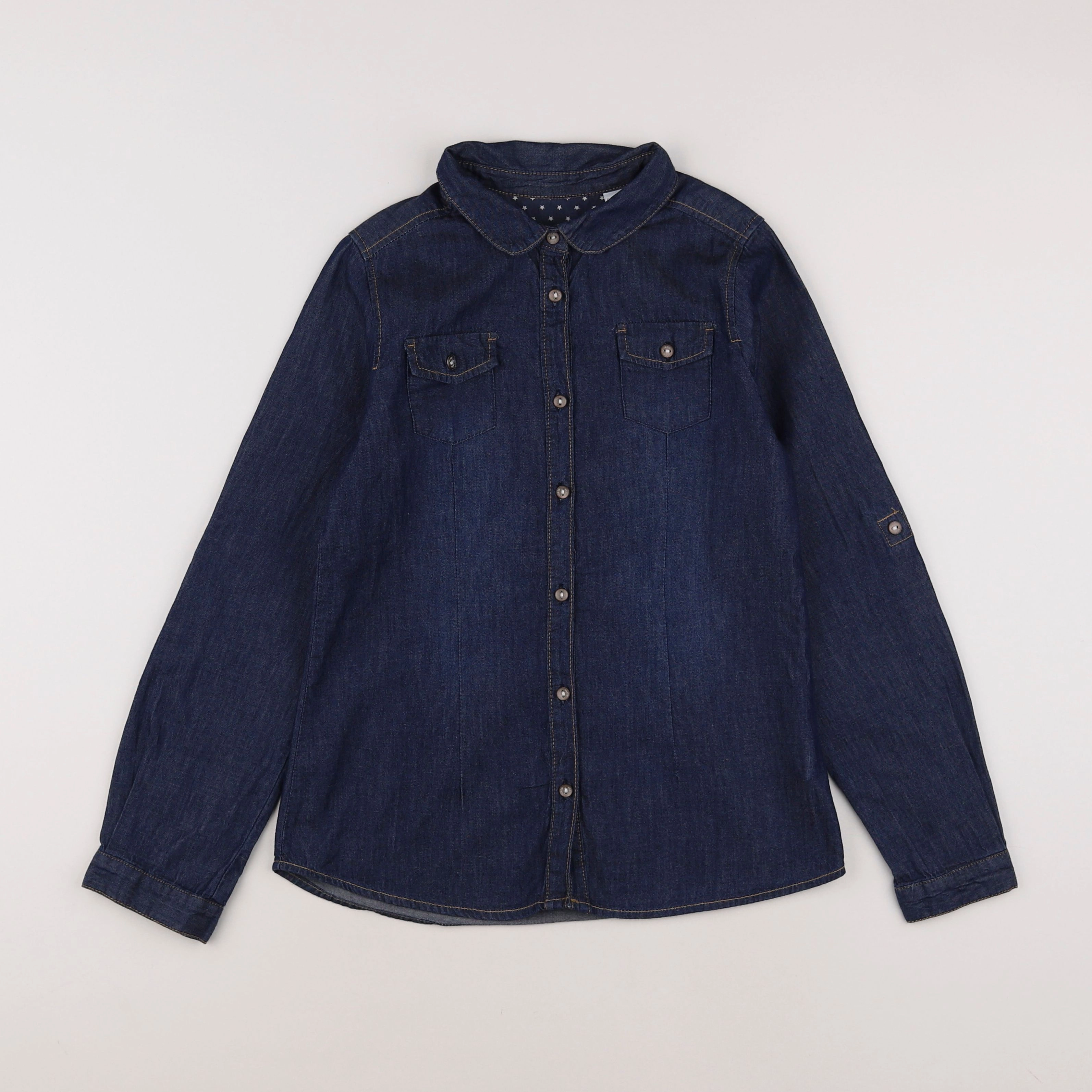 Okaidi - blouse bleu - 10 ans