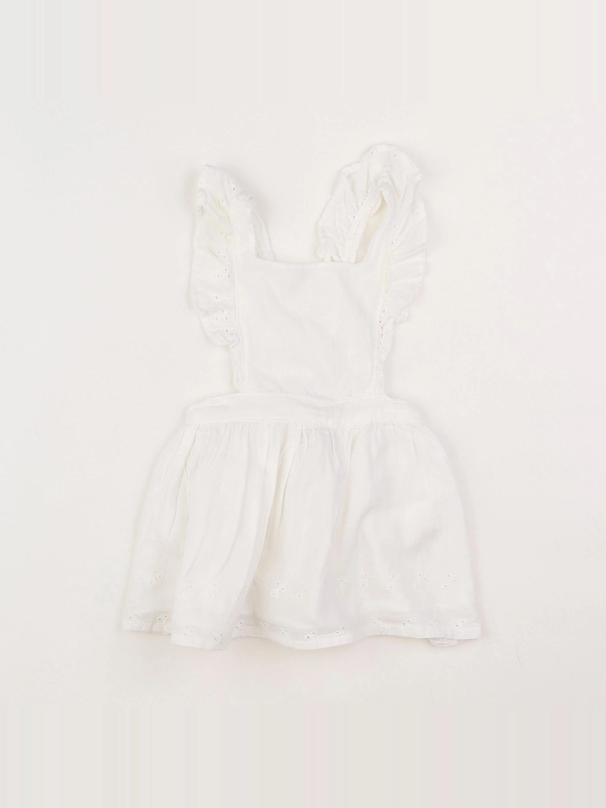 Tape à l'oeil - robe blanc - 6 mois