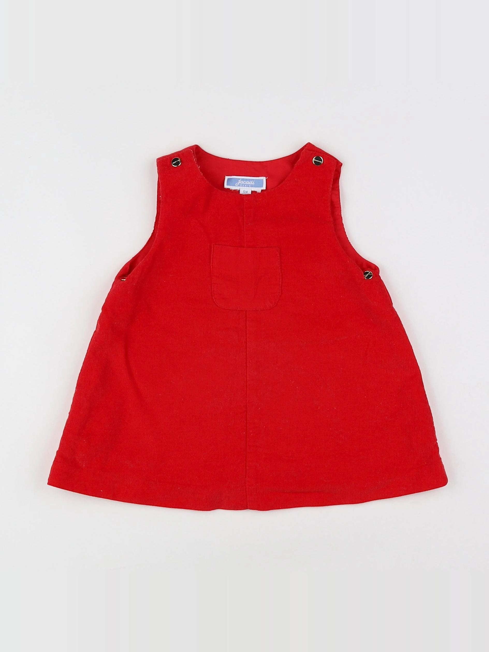 Jacadi - robe rouge - 6 mois