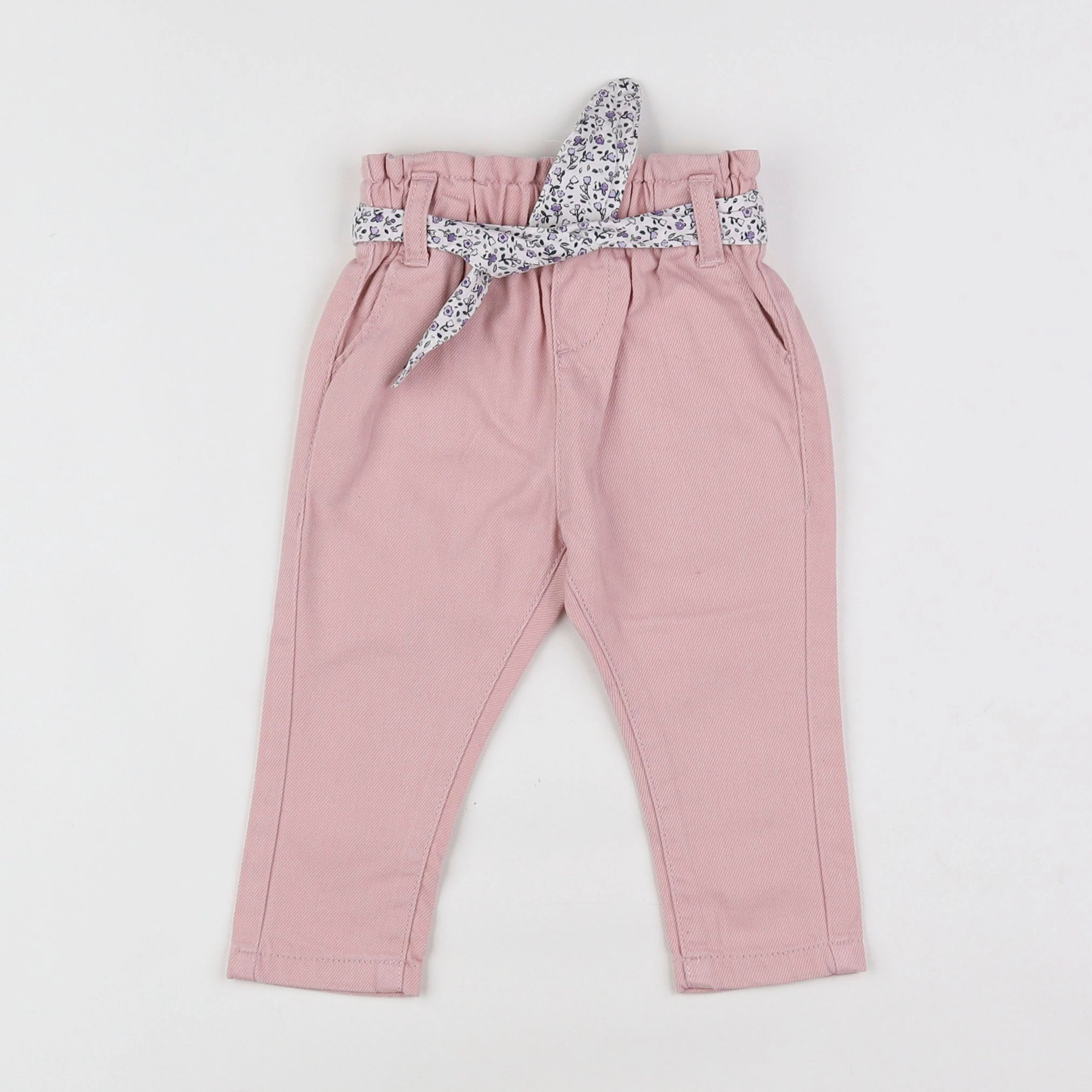Vertbaudet - pantalon rose - 6 mois