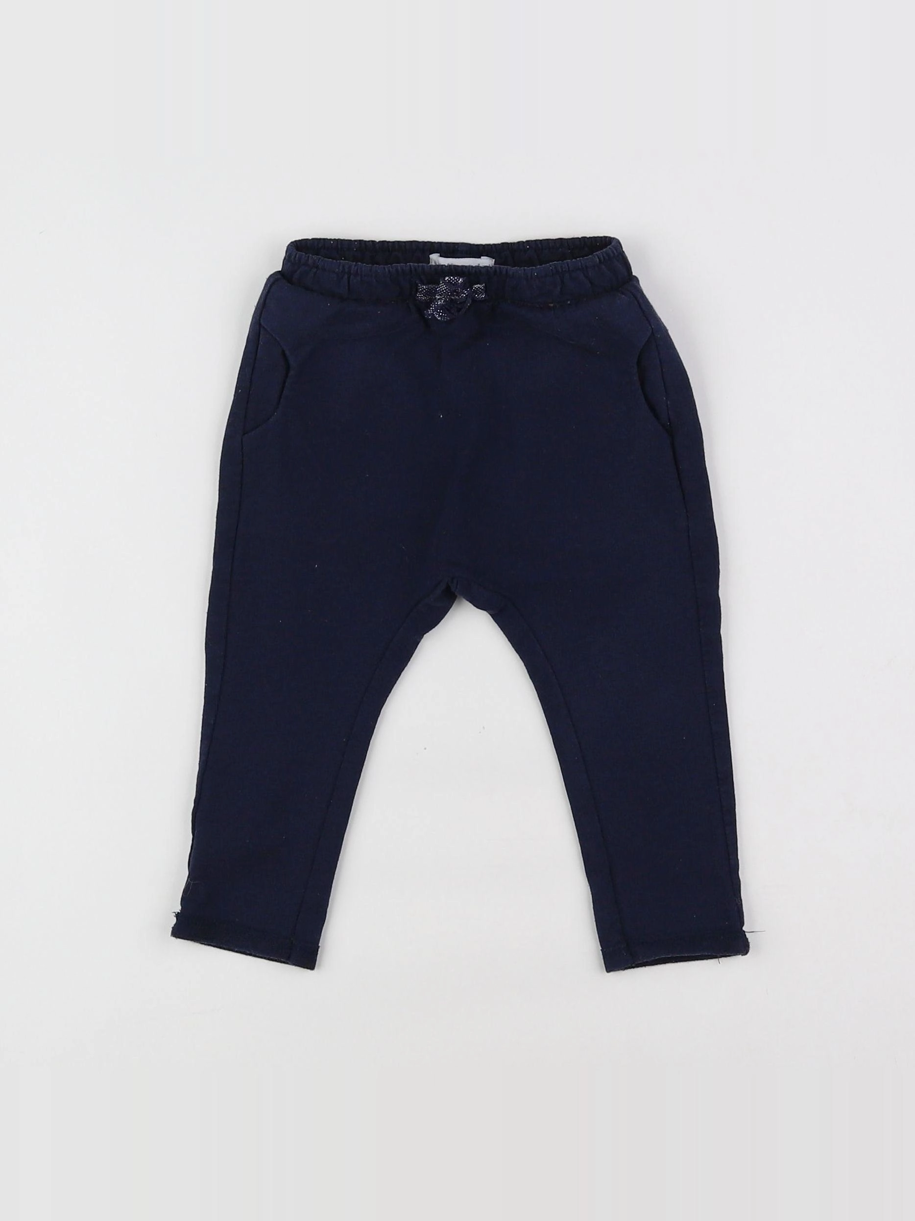 Vertbaudet - pantalon bleu - 6 mois