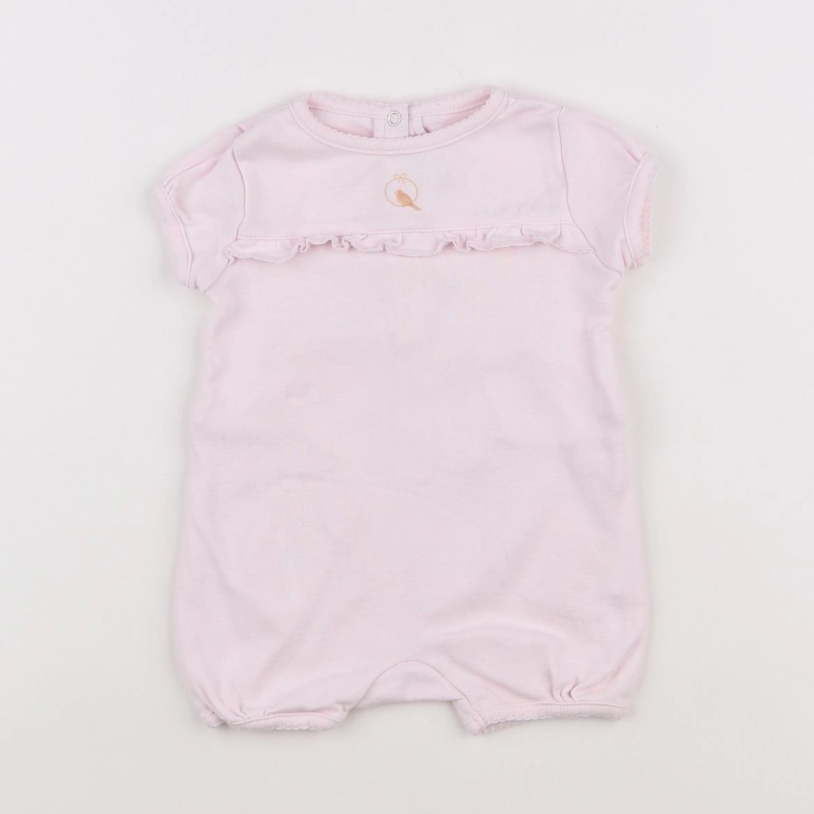 Jacadi - combinaison coton rose - 3 mois