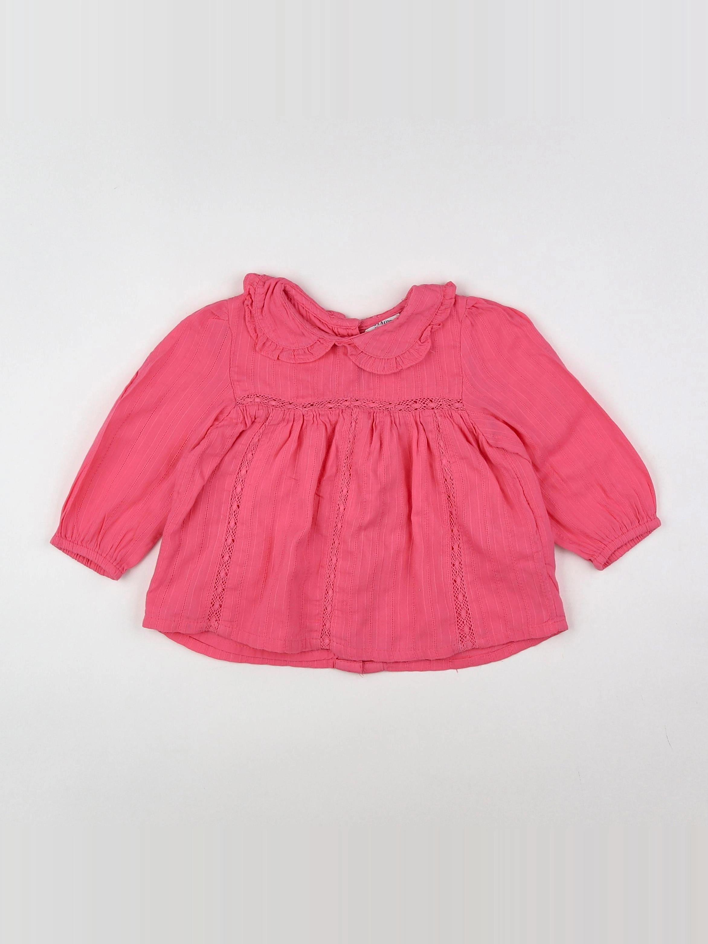 Tape à l'oeil - blouse rose - 12 mois