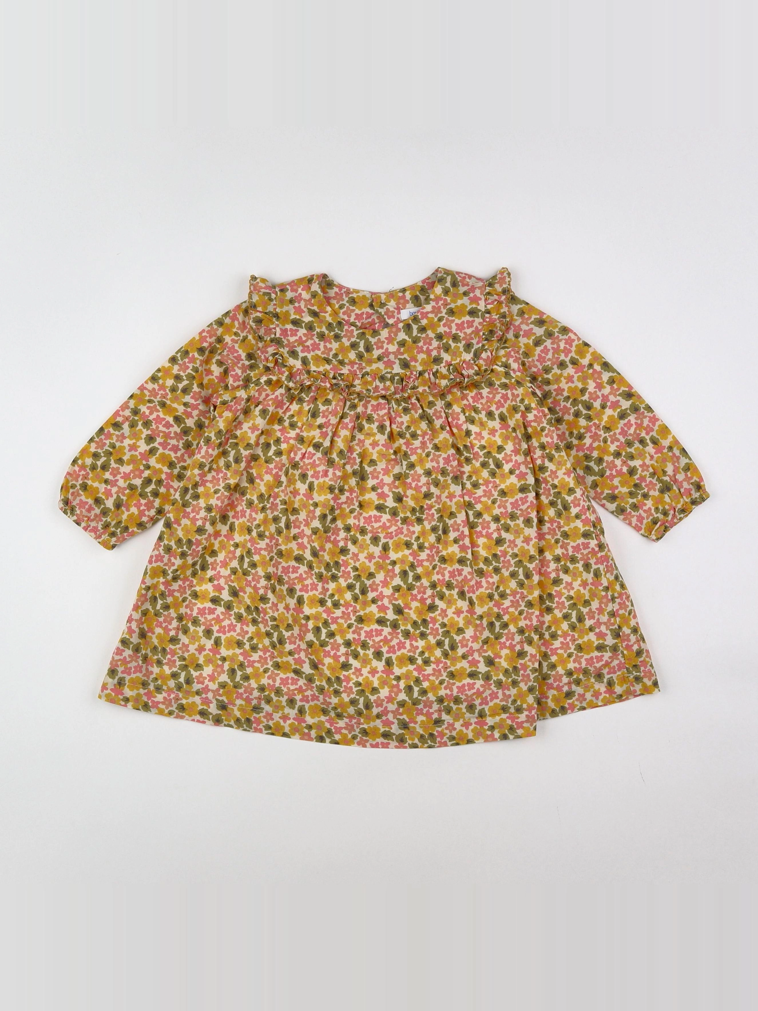 Boutchou - robe multicolore - 12 mois