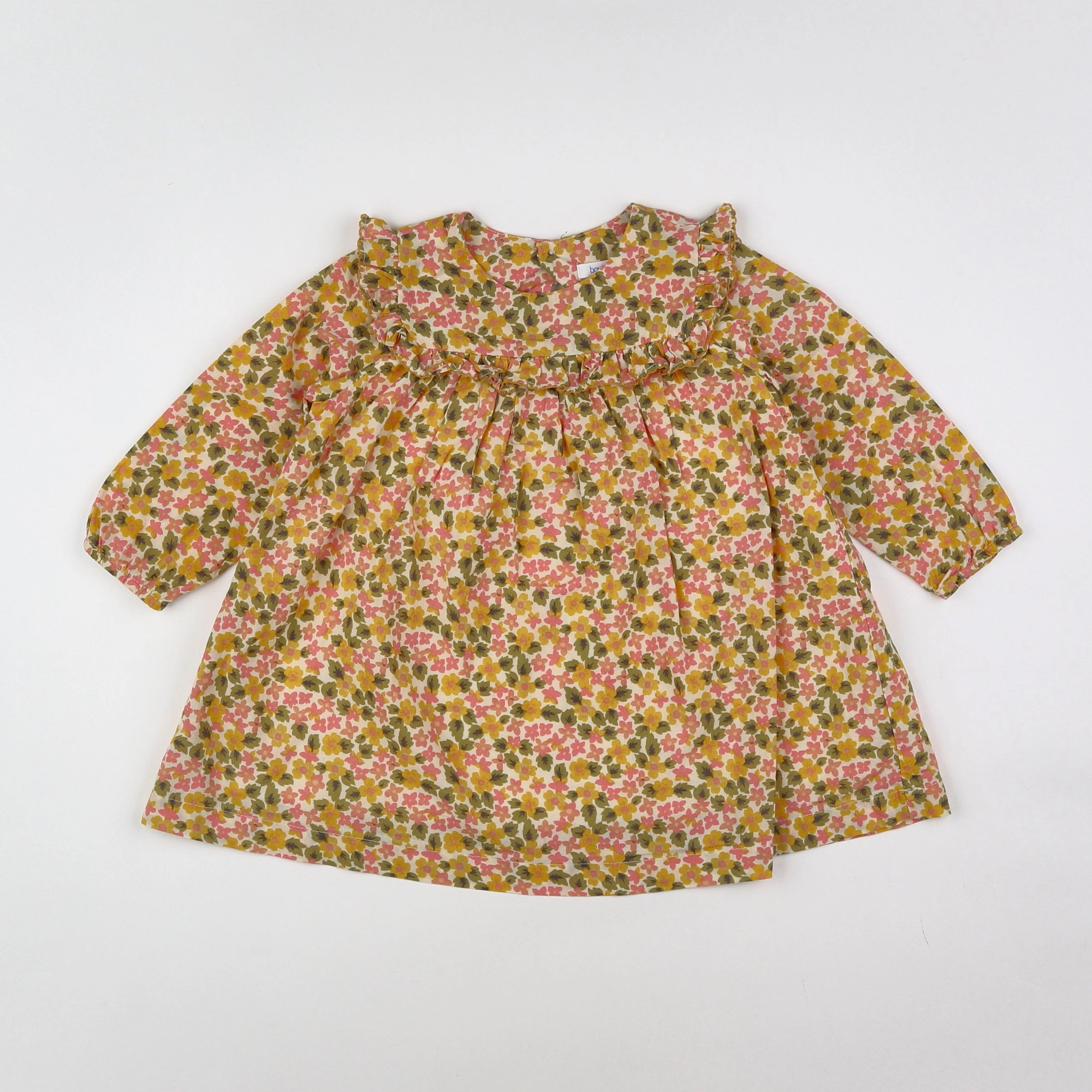 Boutchou - robe multicolore - 12 mois