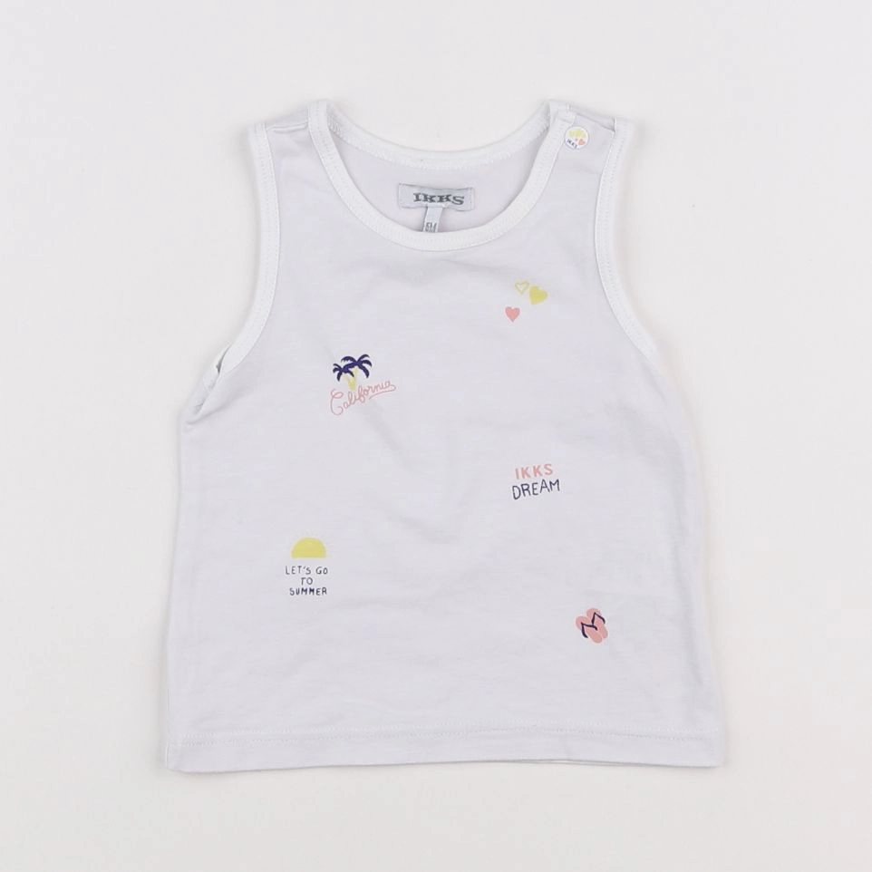 IKKS - débardeur blanc, multicolore - 6 mois