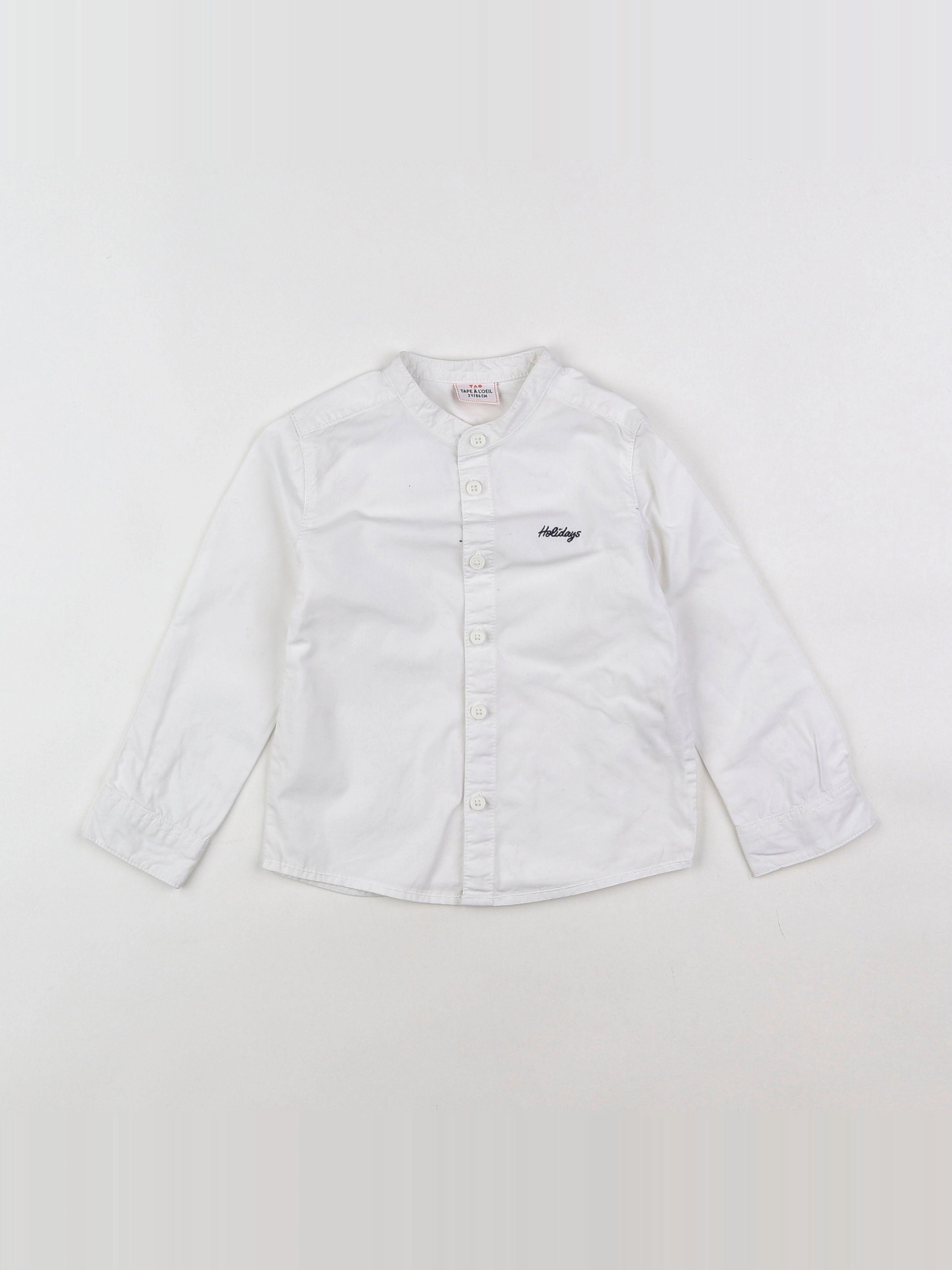Tape à l'oeil - chemise blanc - 2 ans