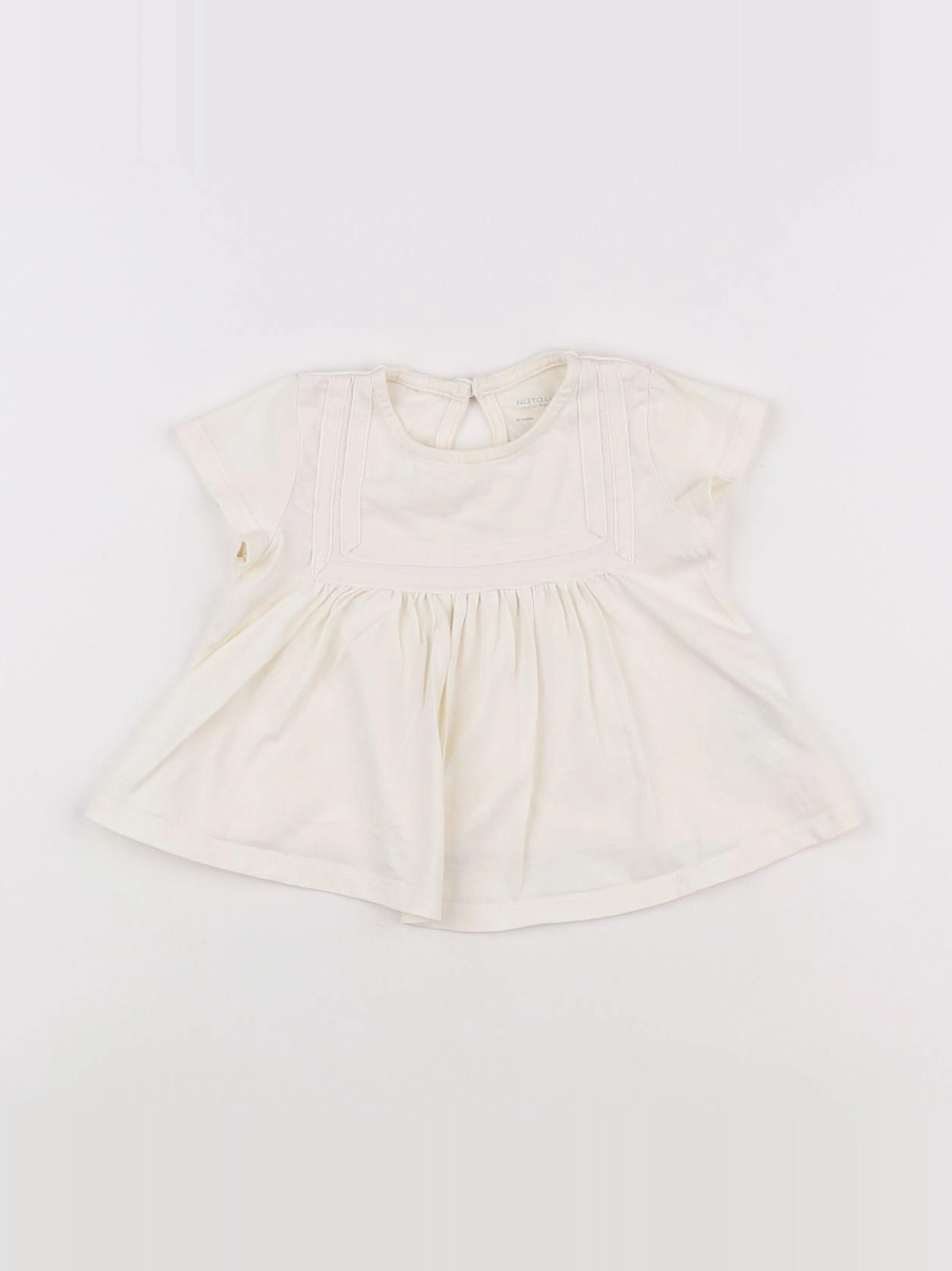 Natalys - tee-shirt beige - 6 mois