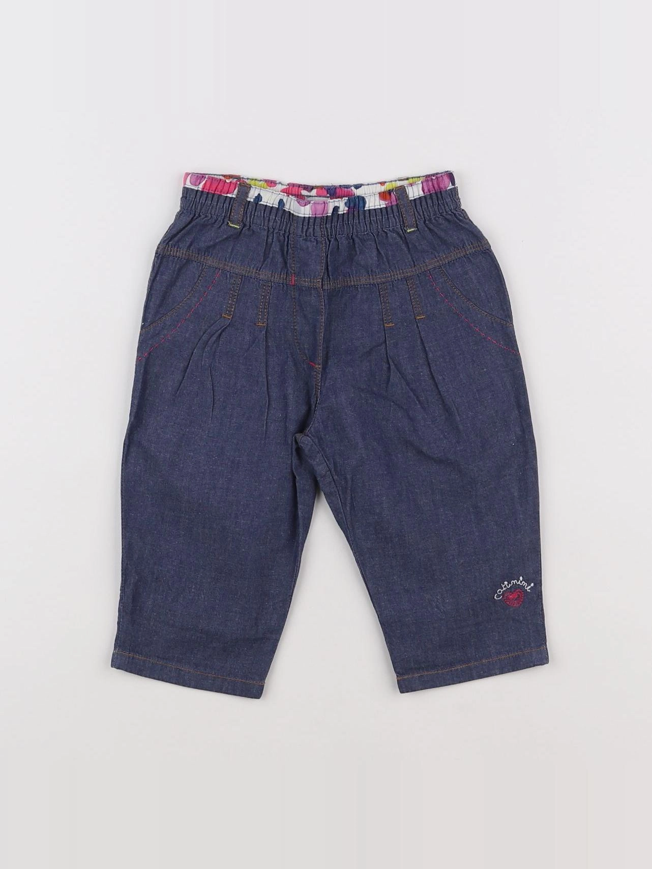 Catimini - pantalon bleu - 9 mois