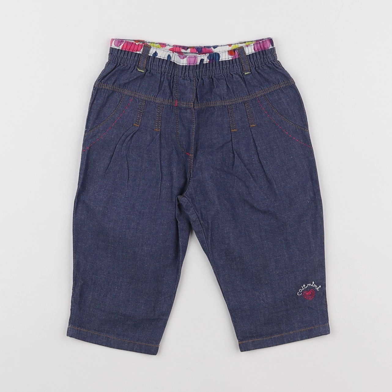 Catimini - pantalon bleu - 9 mois