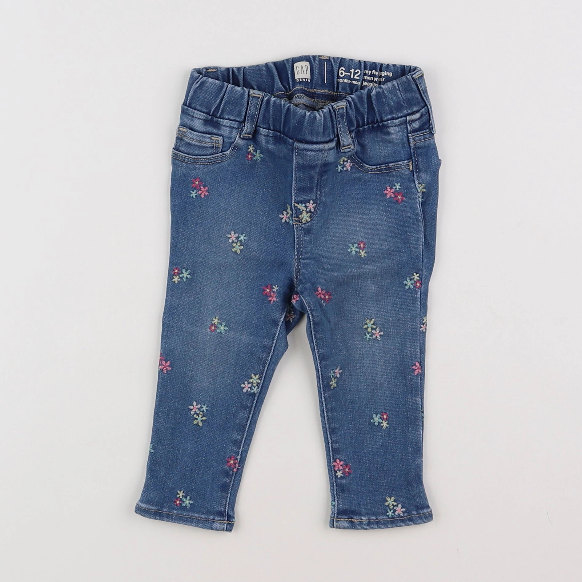 GAP - jegging bleu - 6/12 mois