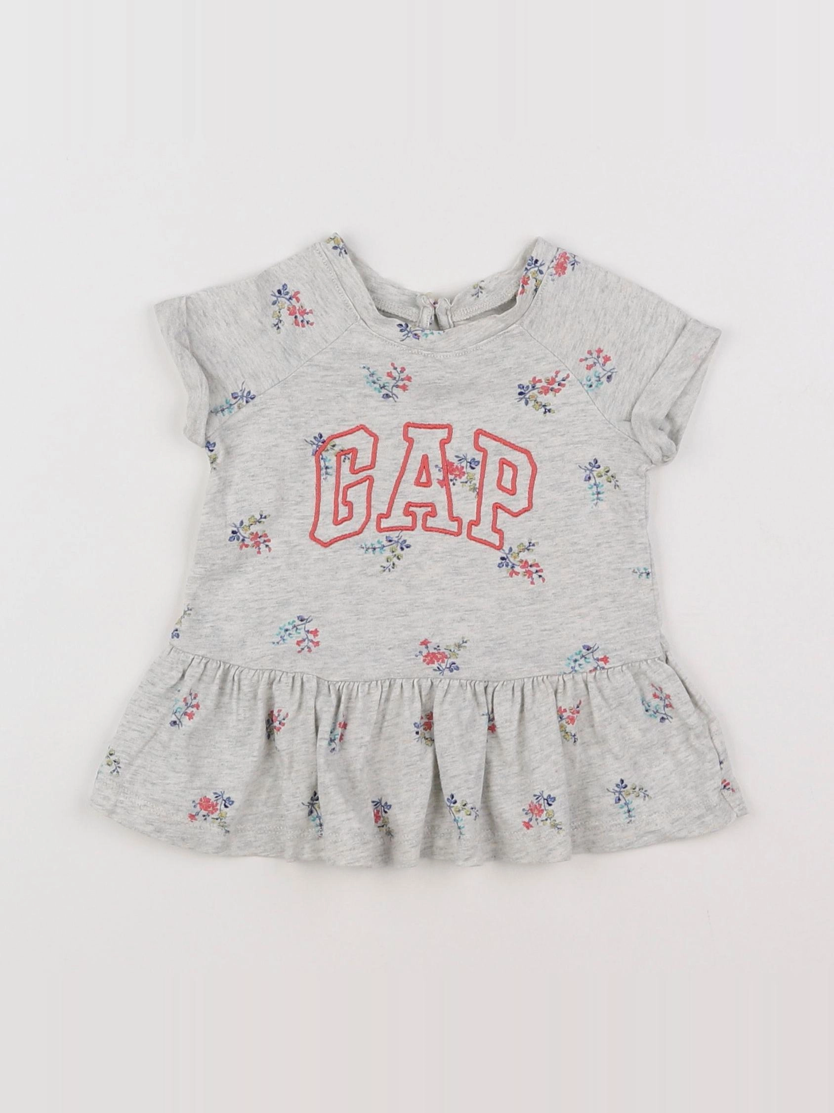 GAP - robe gris - 0/3 mois