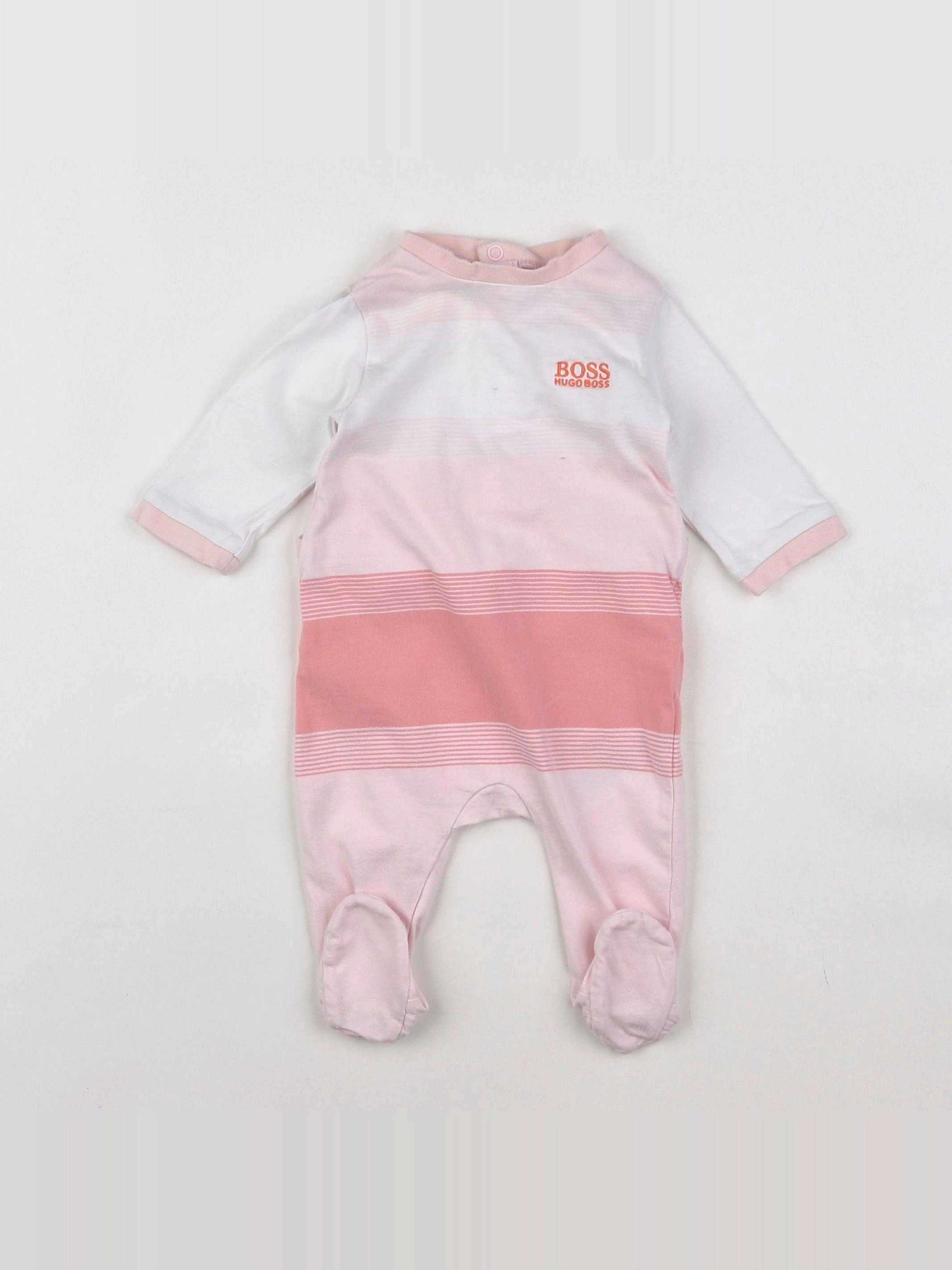 Hugo Boss - pyjama coton rose - 3 mois