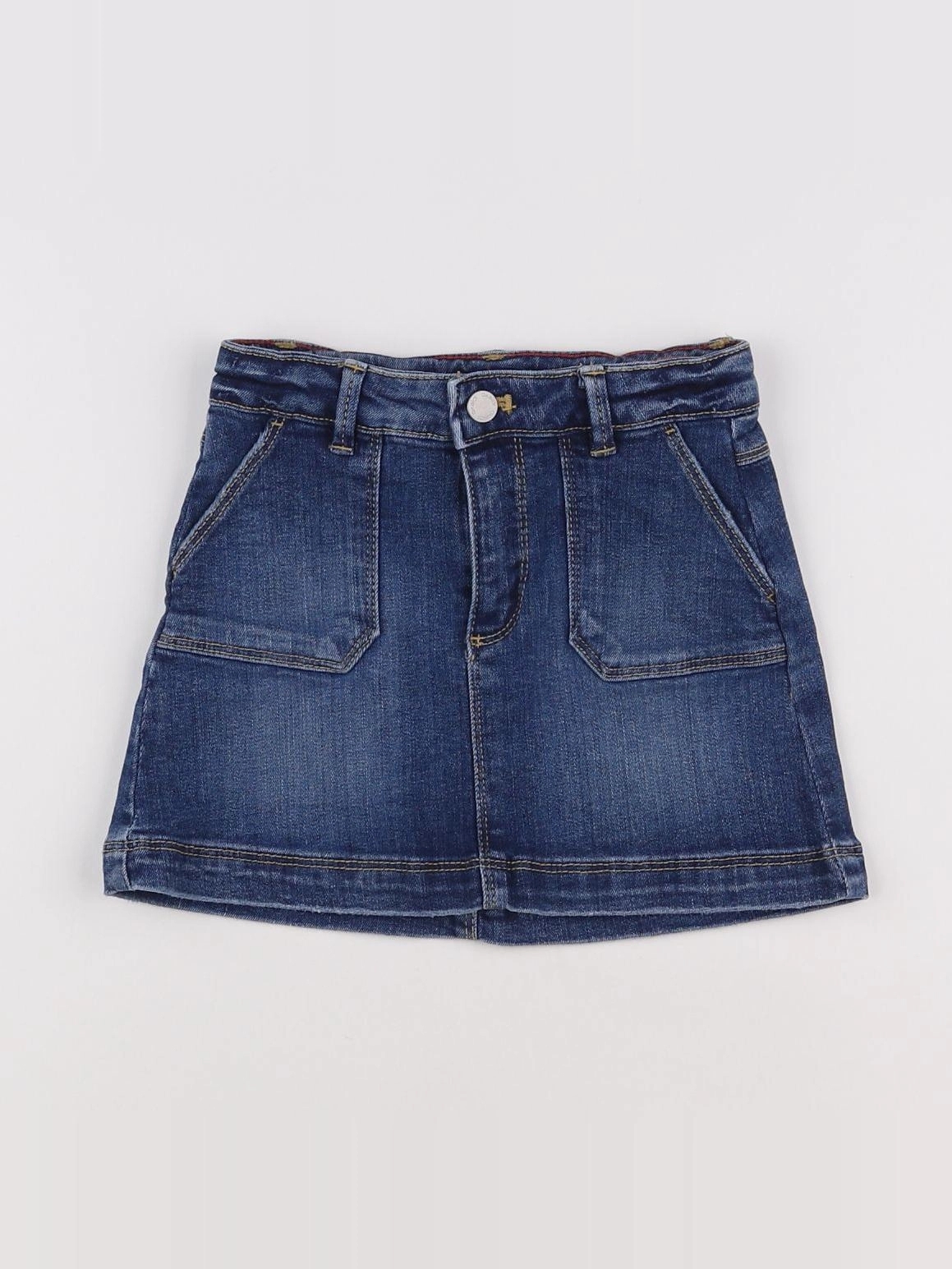 Okaidi - jupe bleu - 4 ans