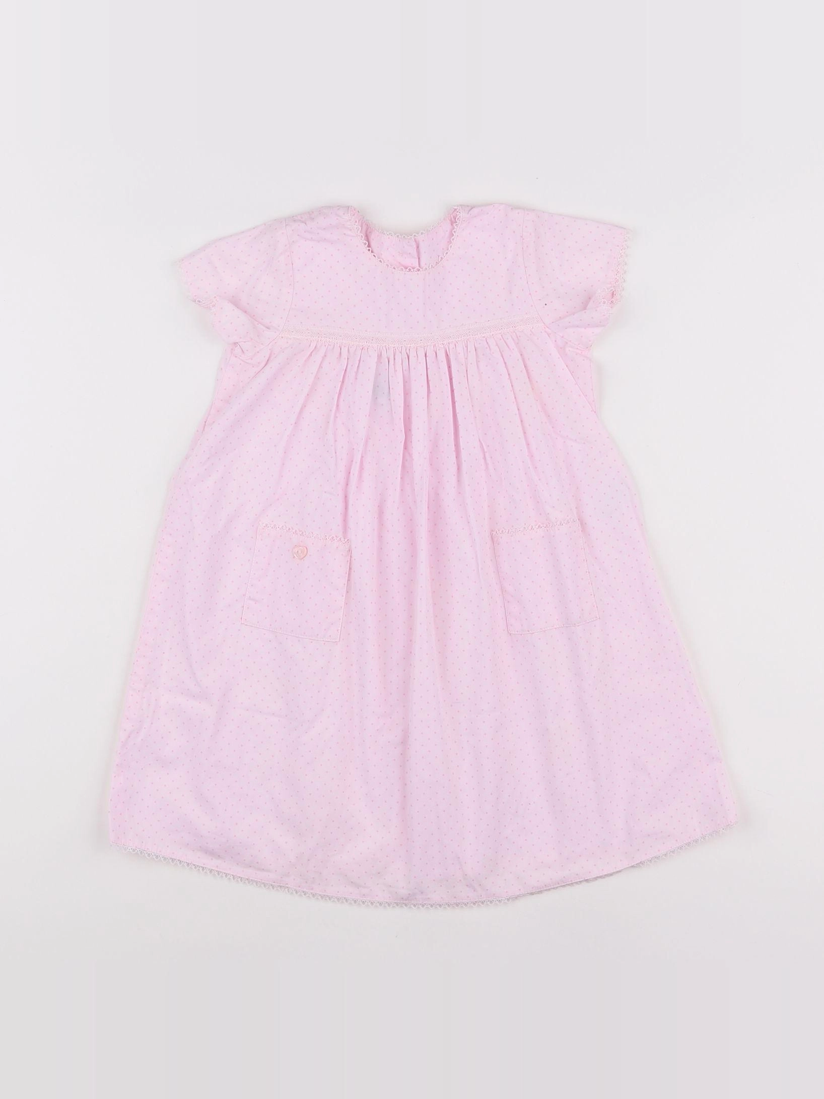 Petit Bateau - robe rose - 18 mois