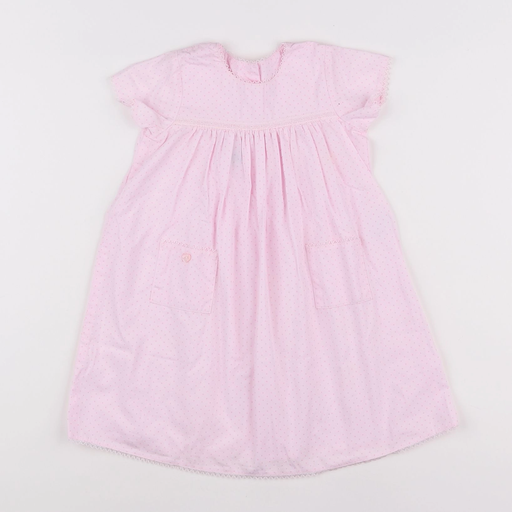 Petit Bateau - robe rose - 18 mois