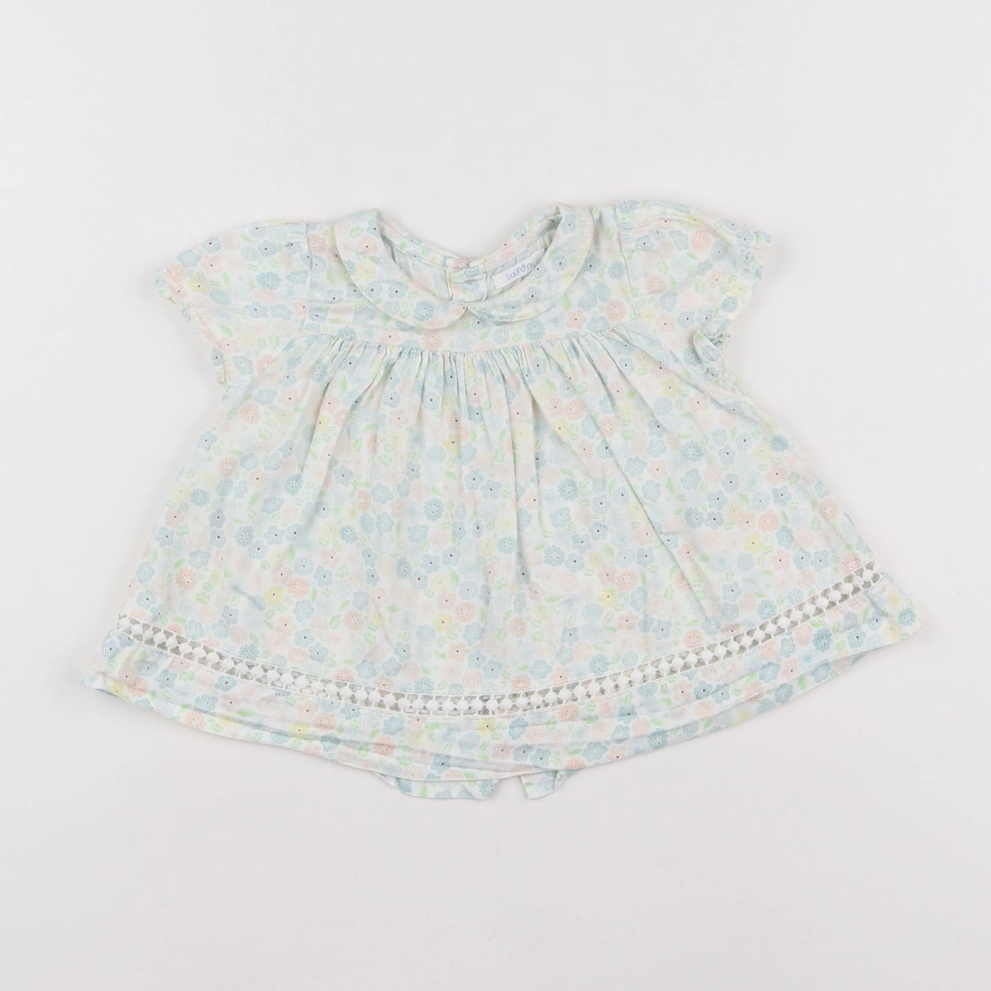 Boutchou - blouse multicolore - 12 mois