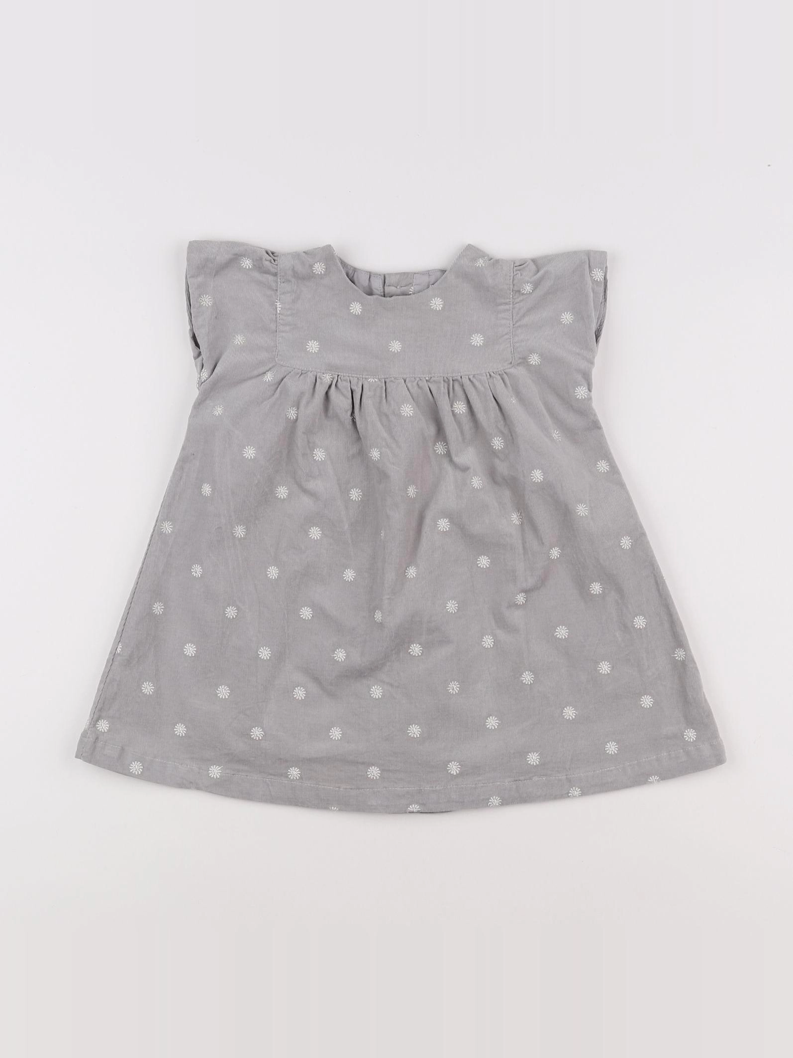 Boutchou - robe gris - 9 mois