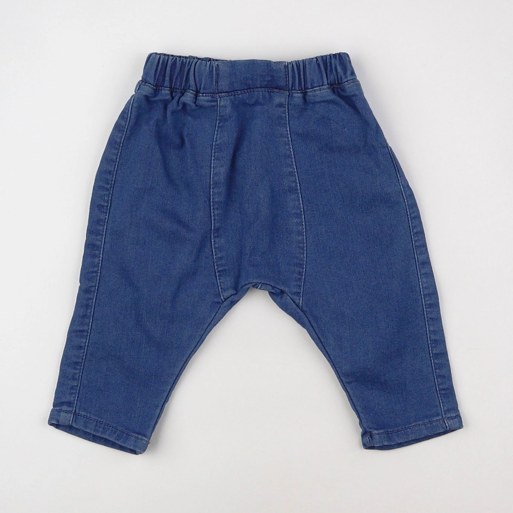Vertbaudet - pantalon bleu - 3 mois