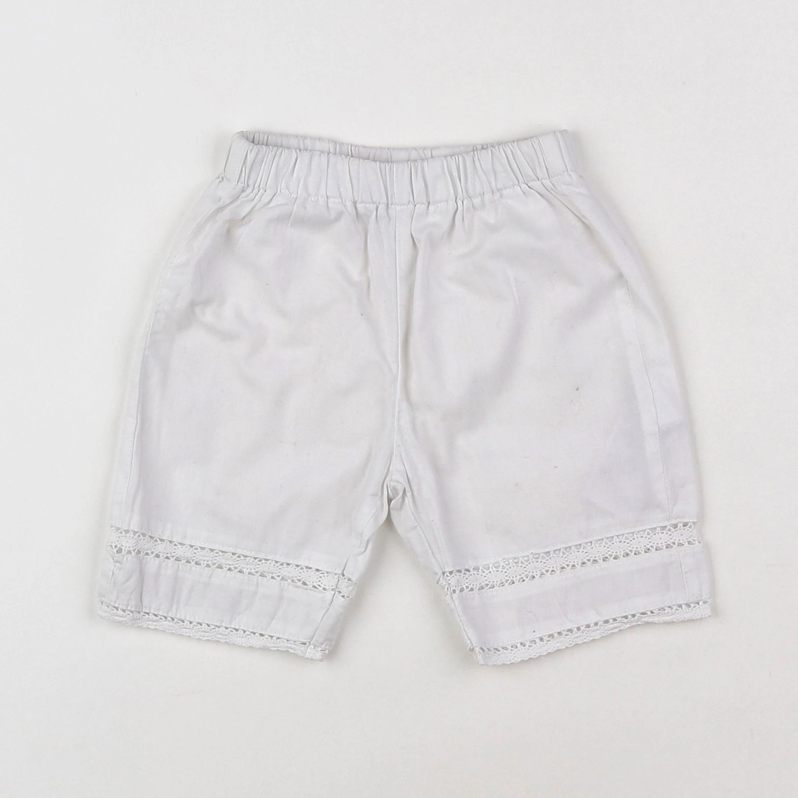 Vertbaudet - pantalon blanc - 6 mois