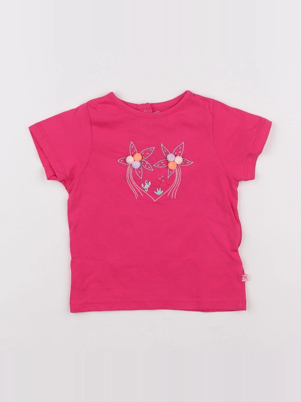Cadet Rousselle - tee-shirt rose - 18 mois