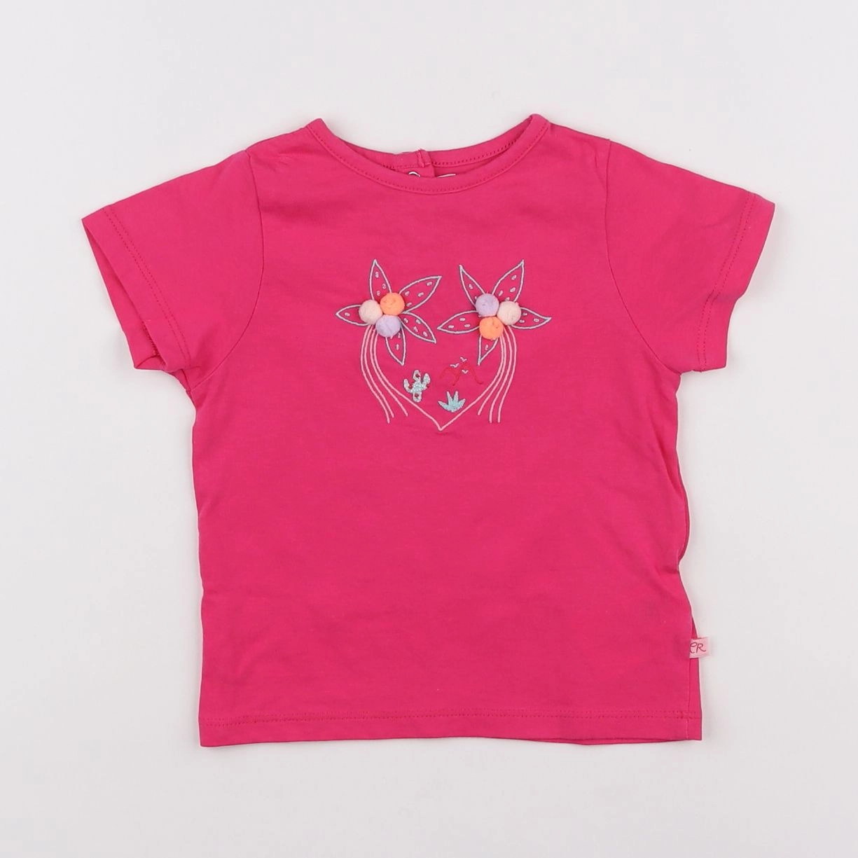 Cadet Rousselle - tee-shirt rose - 18 mois