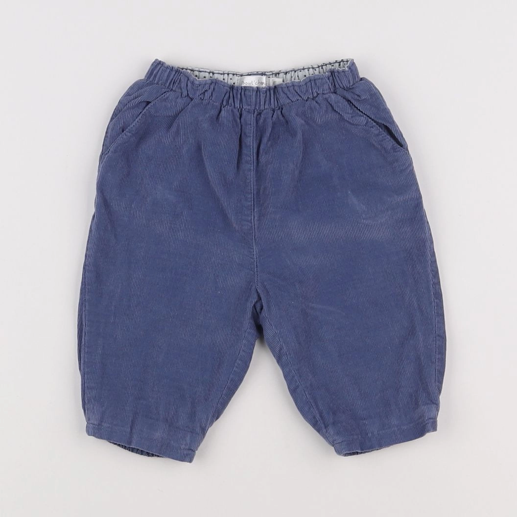 Boutchou - pantalon bleu - 3 mois