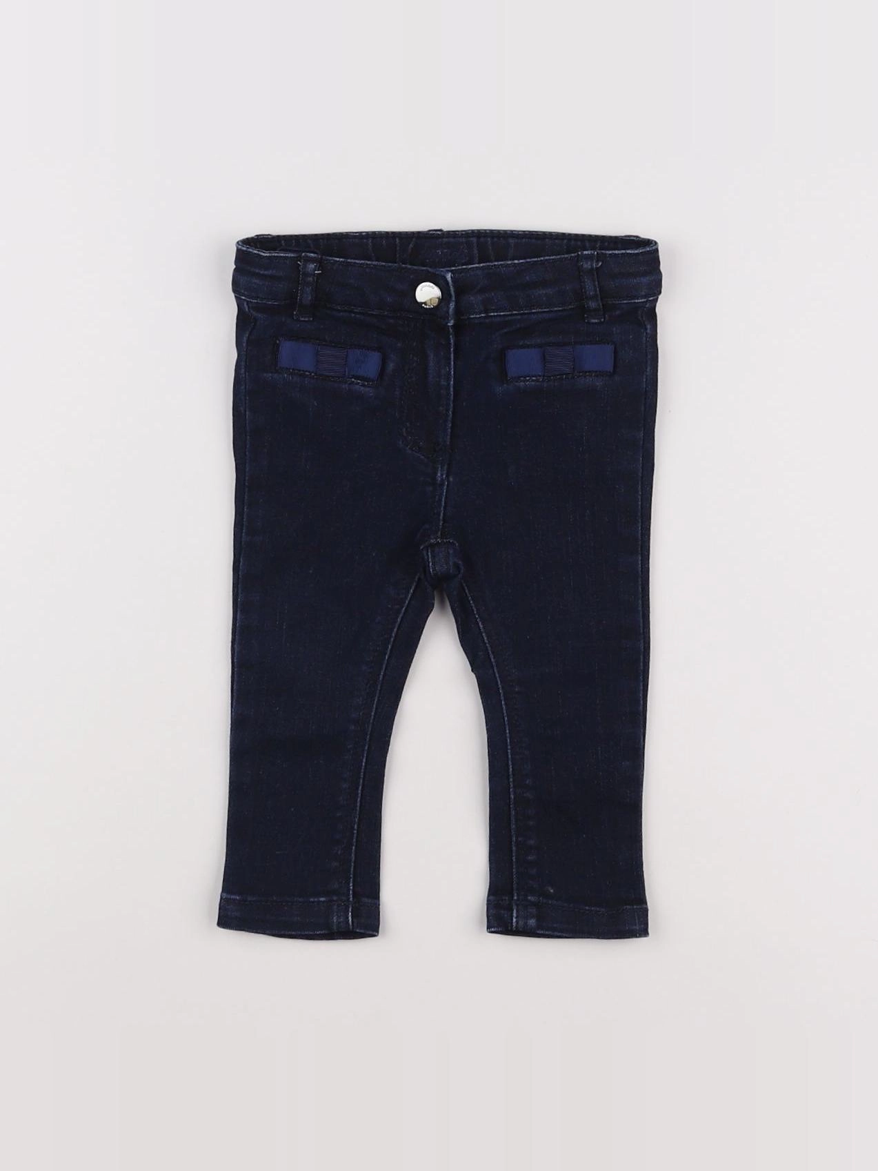 Jacadi - jean bleu - 12 mois