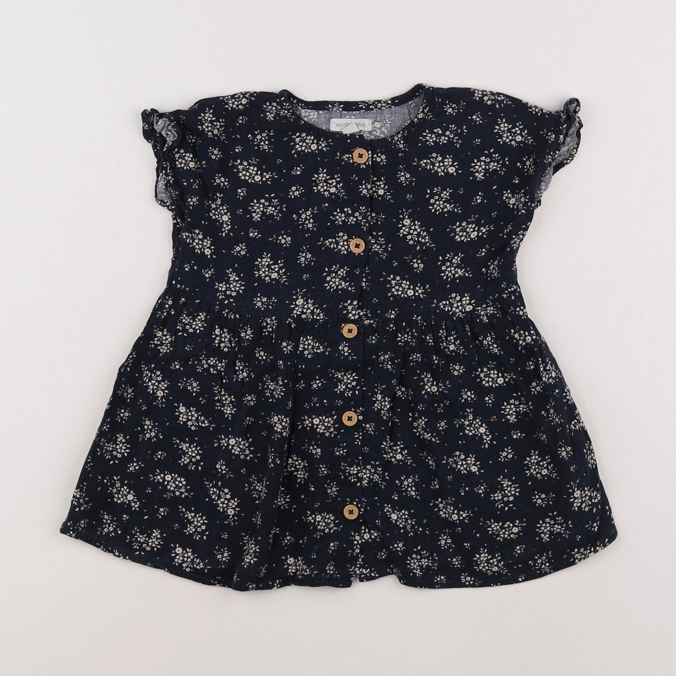 Vertbaudet - robe bleu - 2 ans