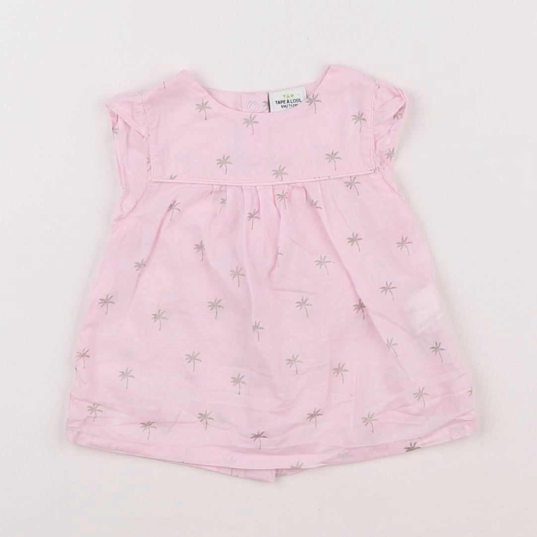 Tape à l'oeil - robe rose - 9 mois