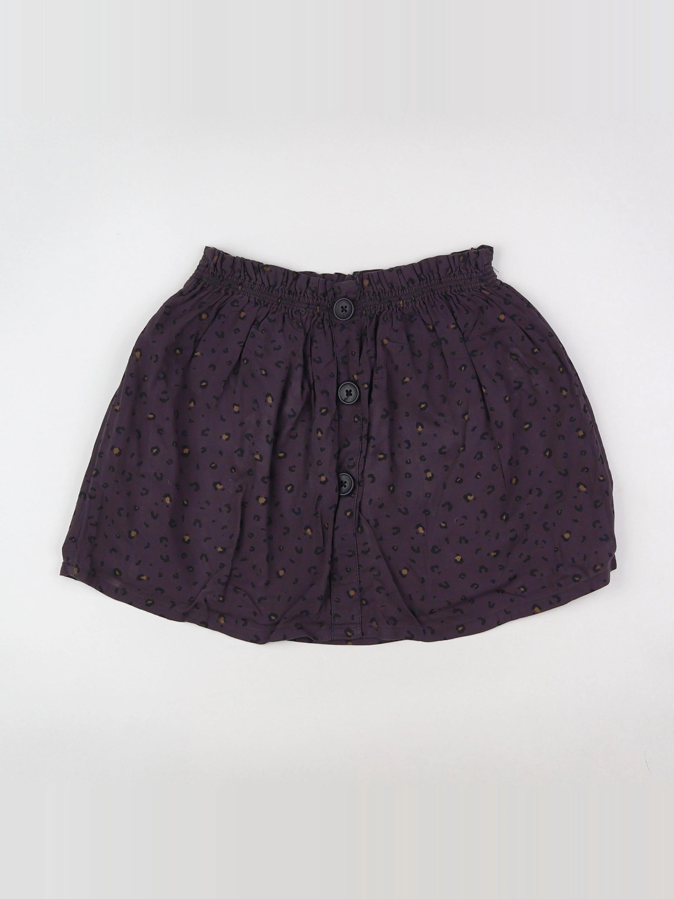 Vertbaudet - jupe marron - 7 ans