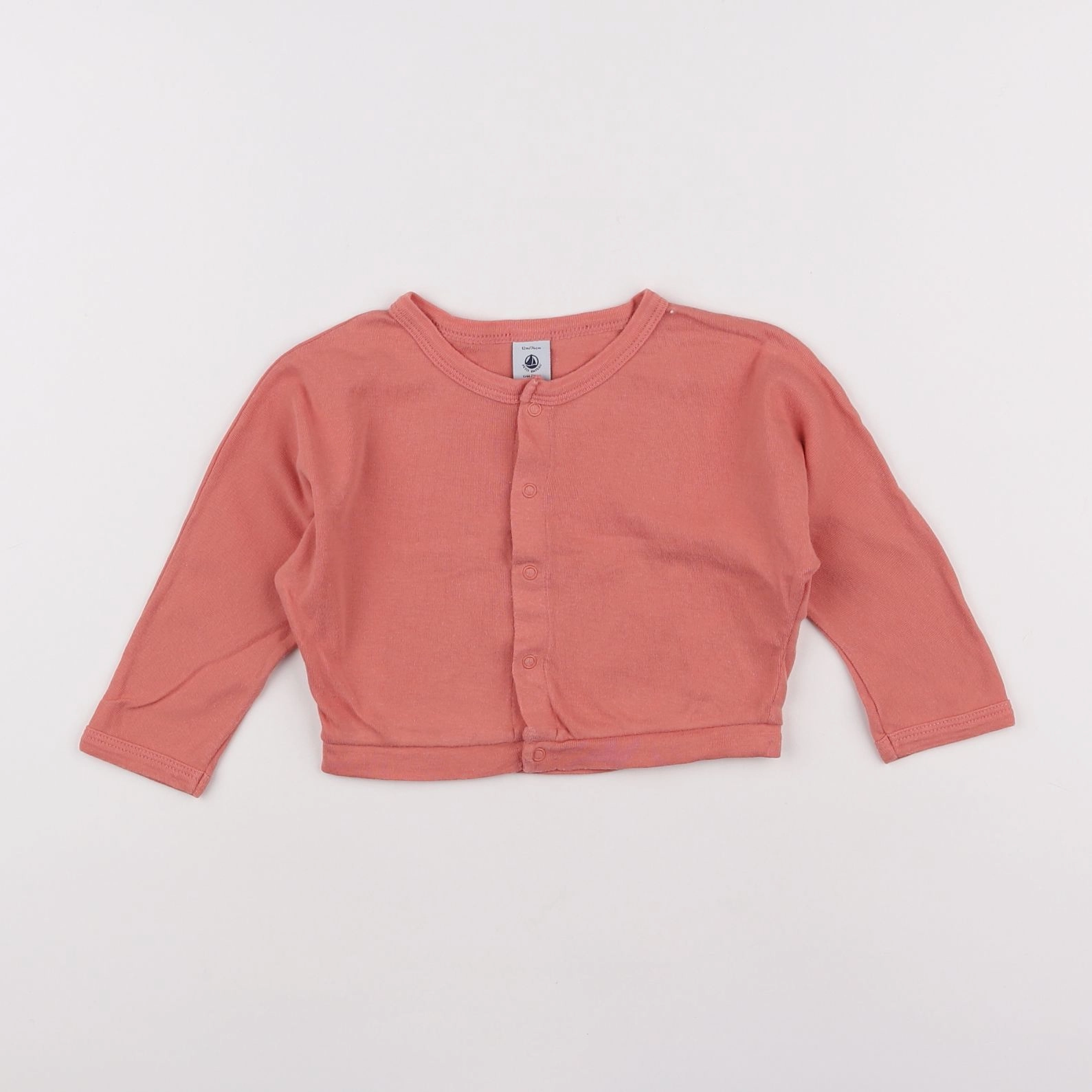 Petit Bateau - tee-shirt rose - 12 mois