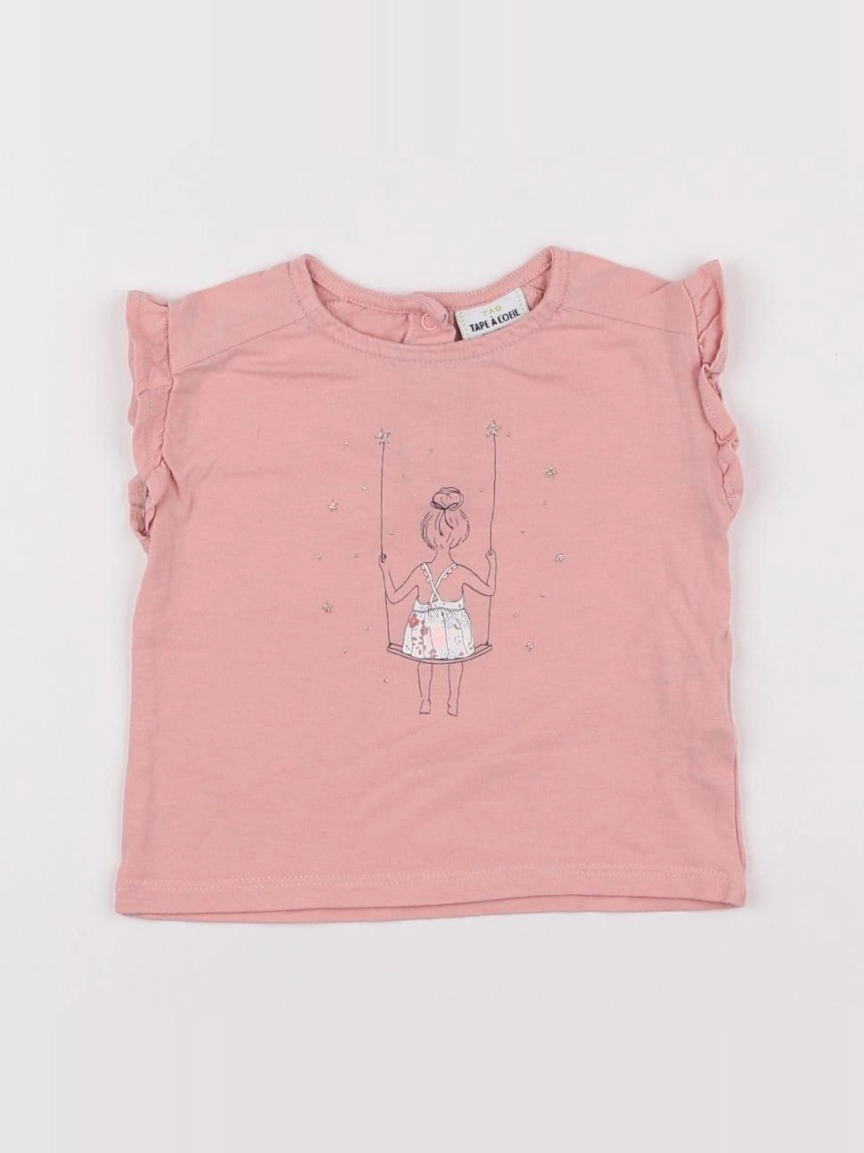 Tape à l'oeil - tee-shirt rose - 9 mois