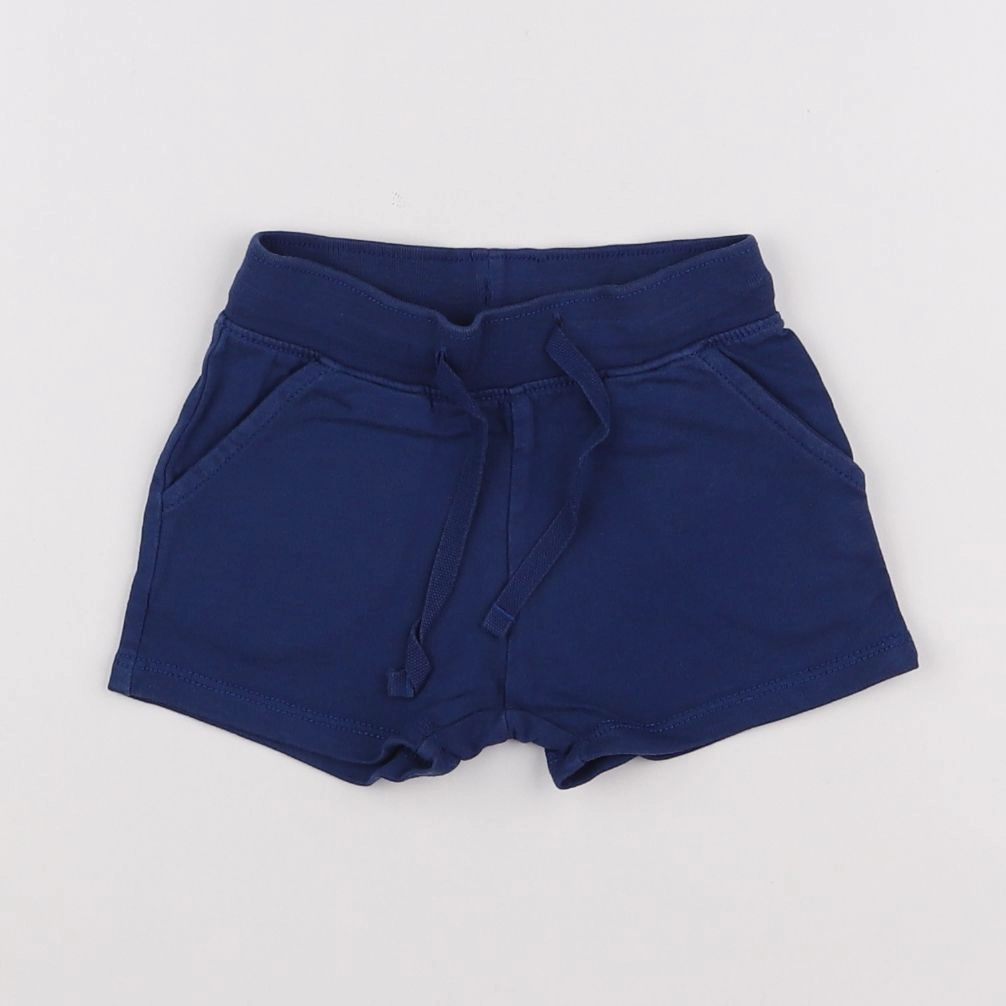 Boutchou - short bleu - 12 mois