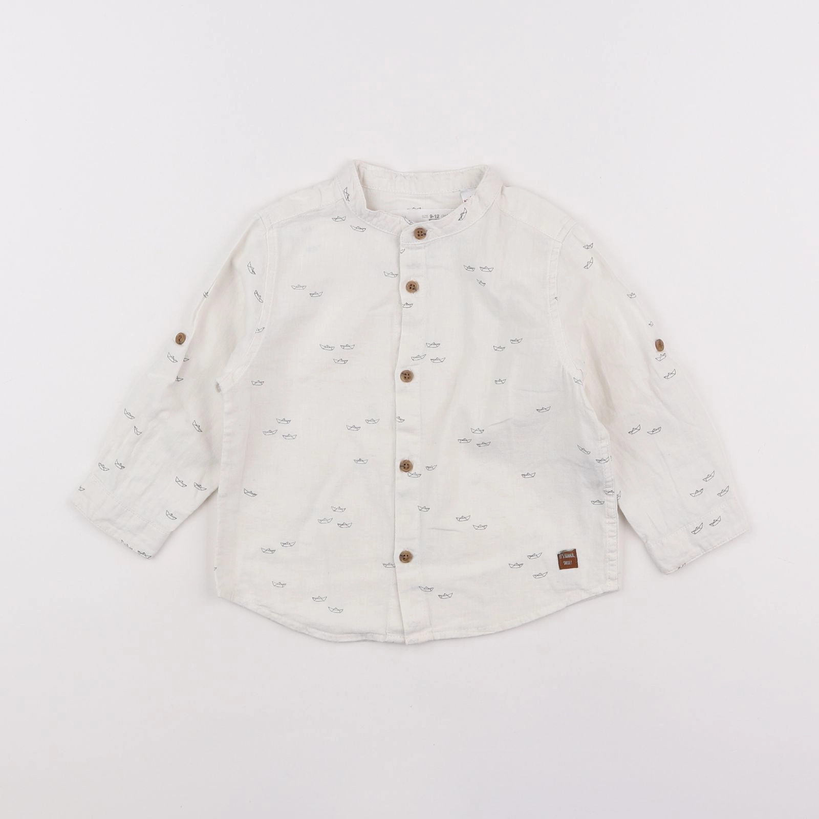 Zara - chemise blanc - 9/12 mois