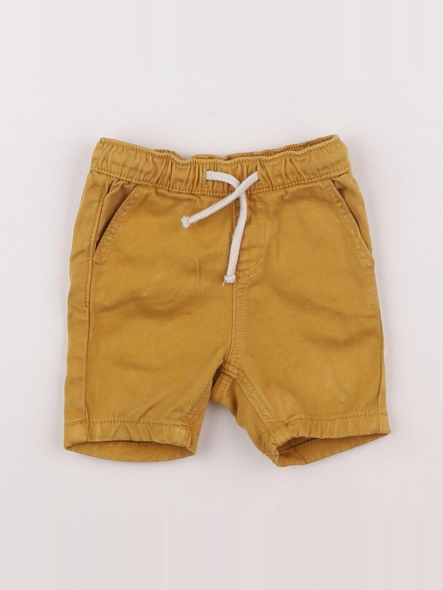 Eden & Victor - short jaune - 6 mois