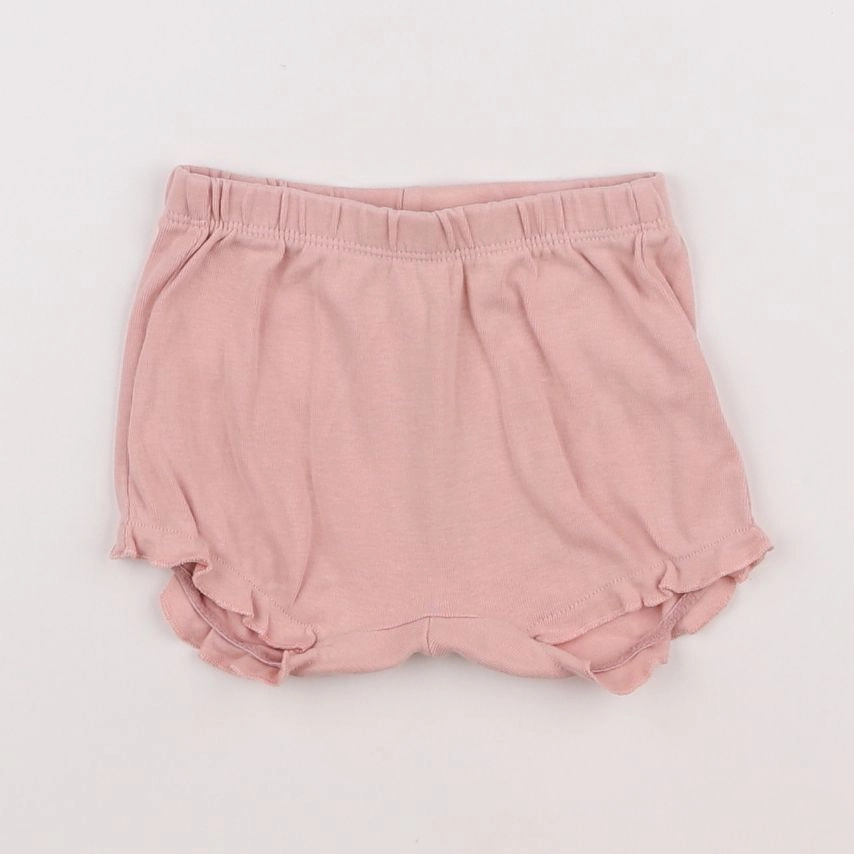 H&M - bloomer rose - 3/6 mois