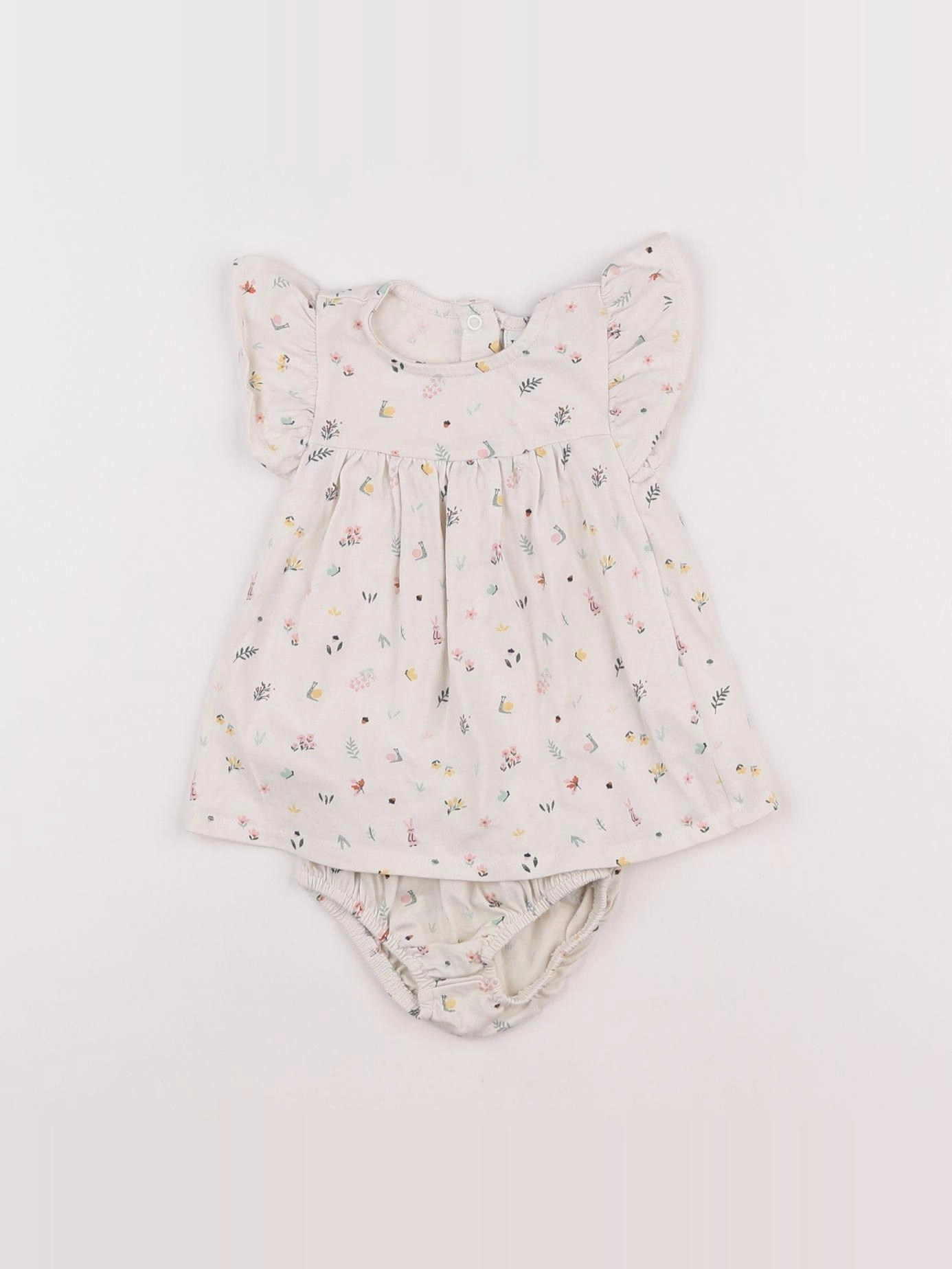 Tape à l'oeil - robe beige - 3 mois