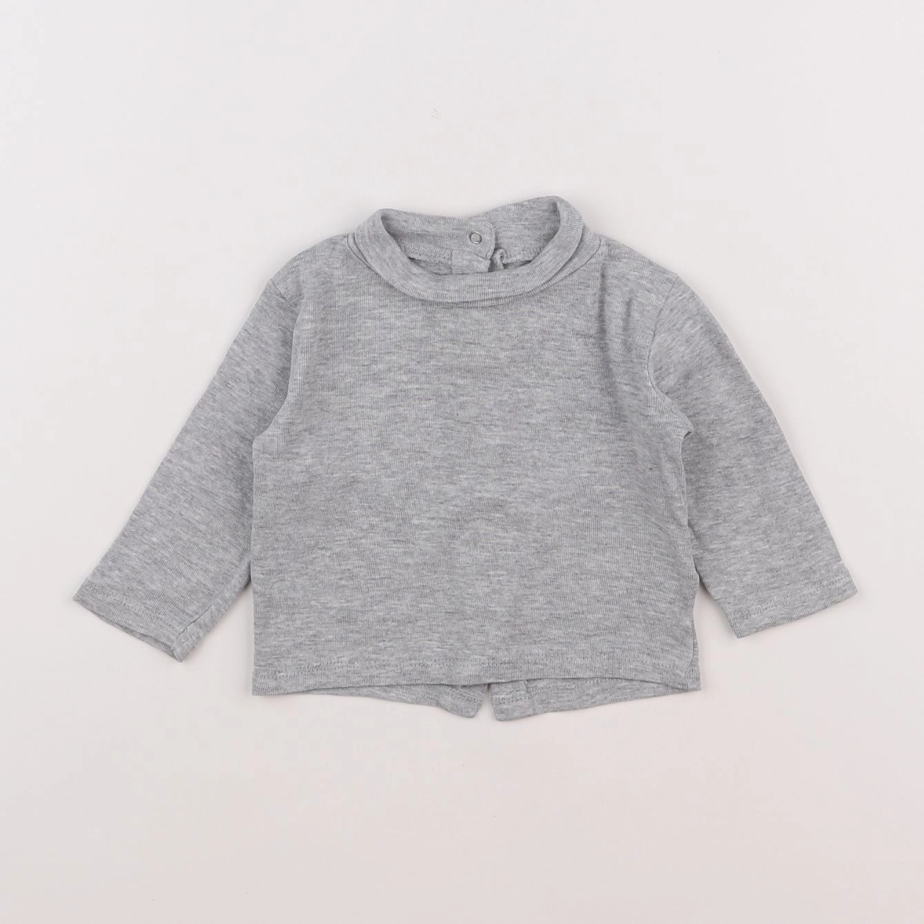 Vertbaudet - sous-pull gris - 6 mois