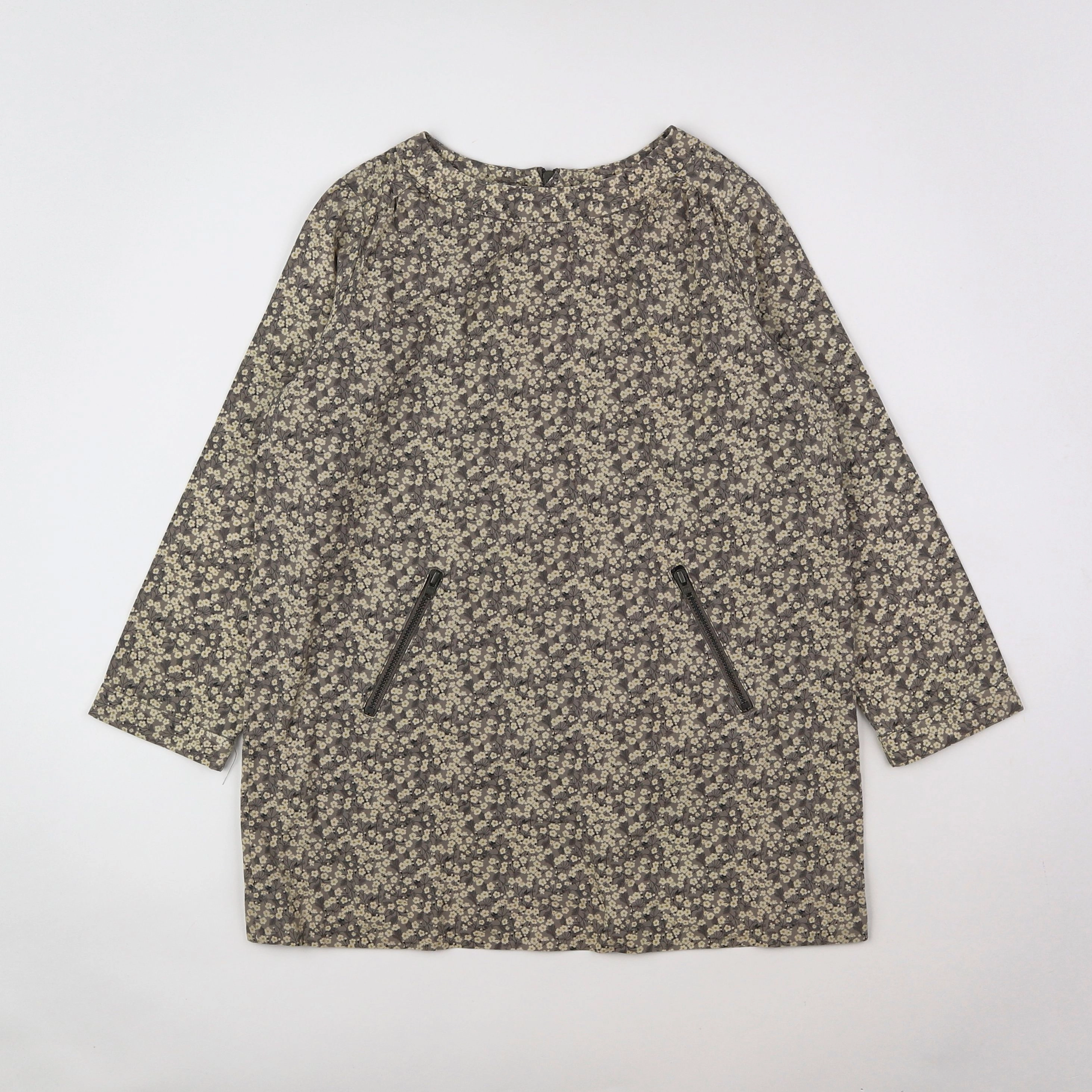 Bonpoint - robe gris - 6 ans